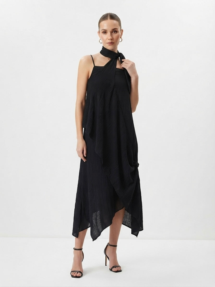 Solstice Drape Scarf Dress- SD 78