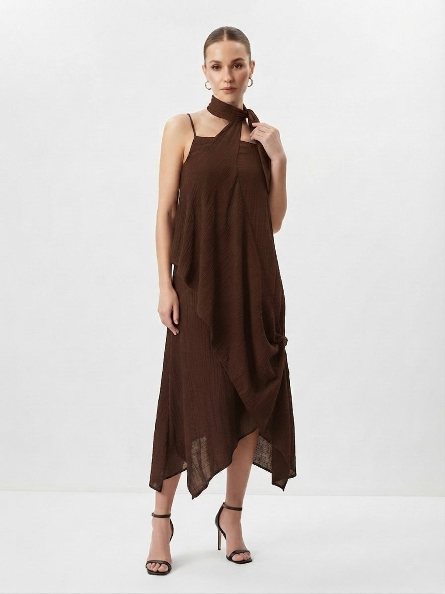 Solstice Drape Scarf Dress- SD 78