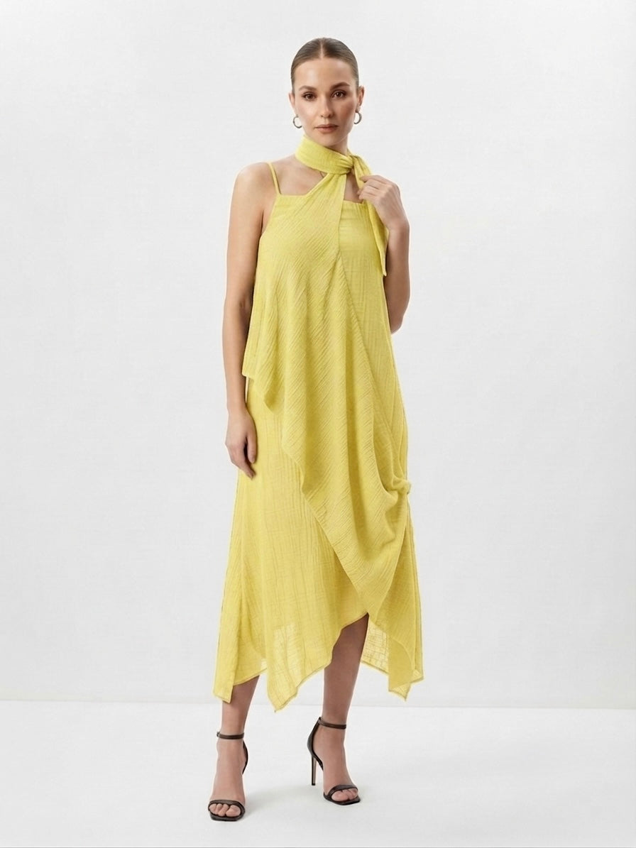 Solstice Drape Scarf Dress- SD 78