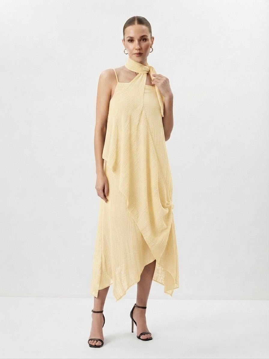 Solstice Drape Scarf Dress- SD 78