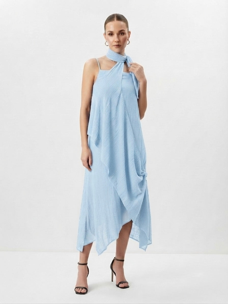 Solstice Drape Scarf Dress- SD 78
