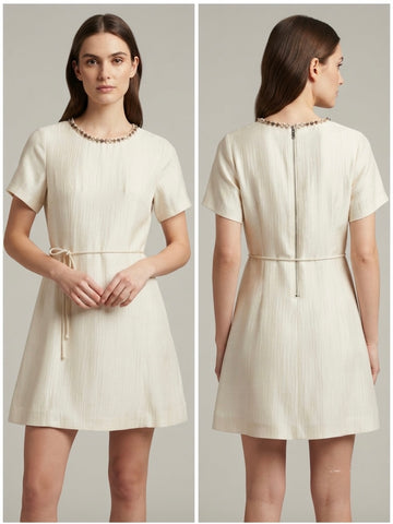 Margot Beaded Shift Dress- SD 77