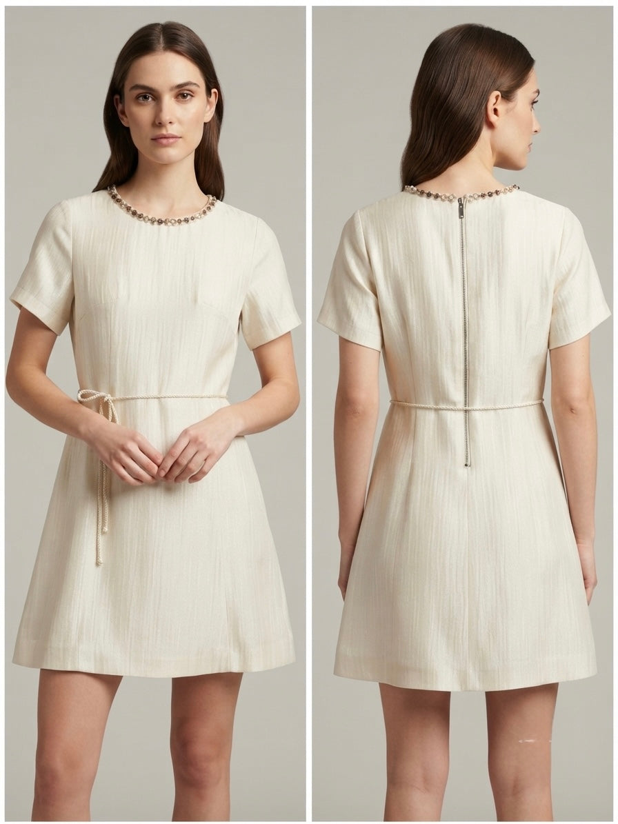 Margot Beaded Shift Dress- SD 77