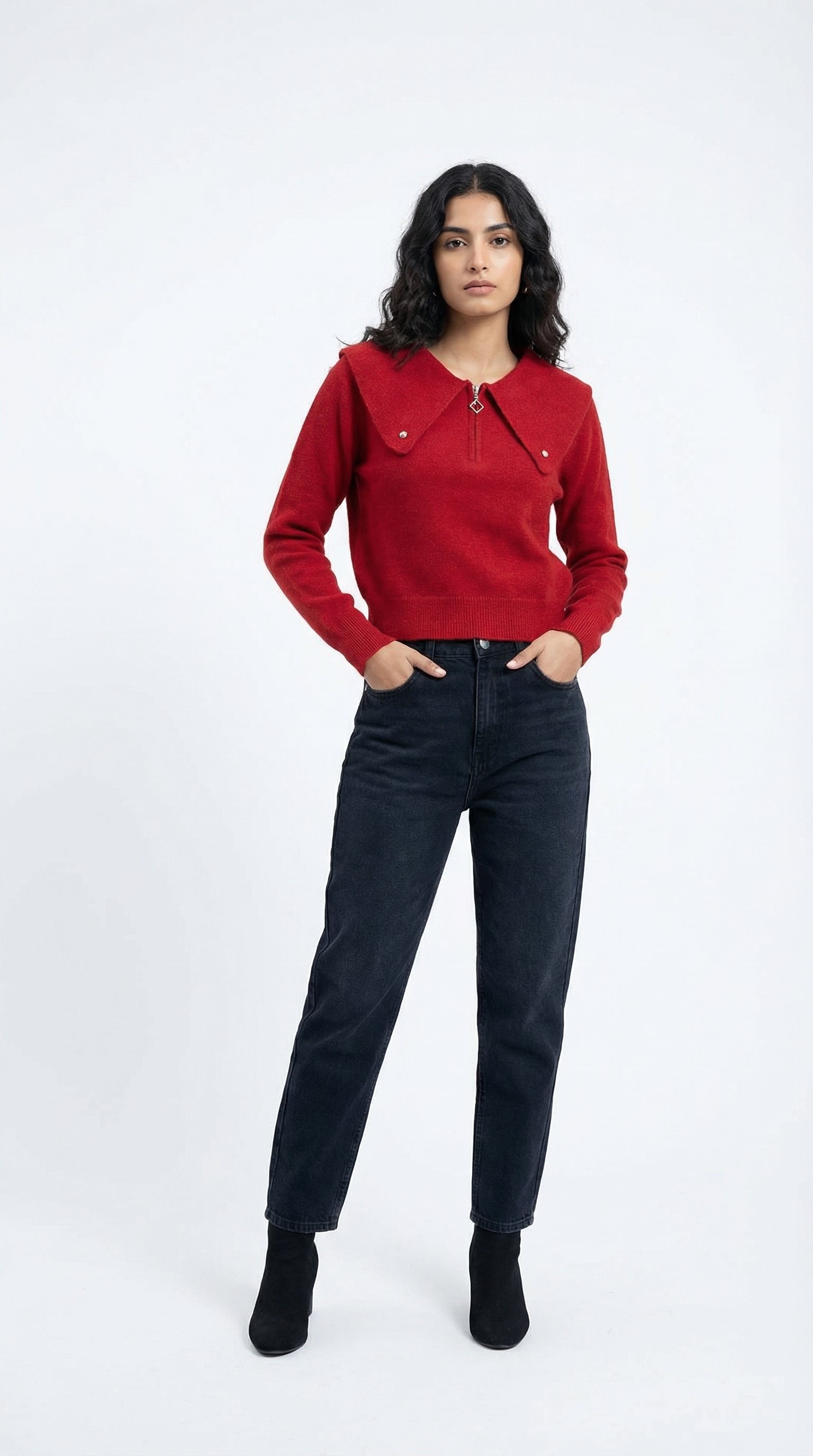 Brushed Knit Sweater