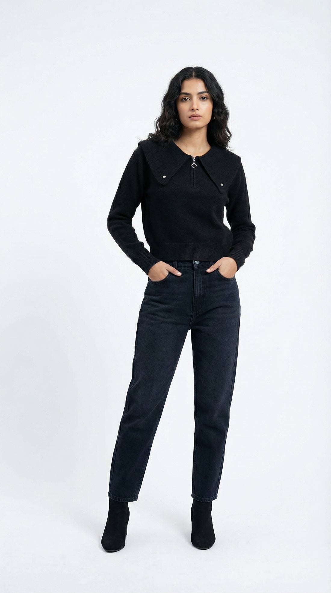 Brushed Knit Sweater