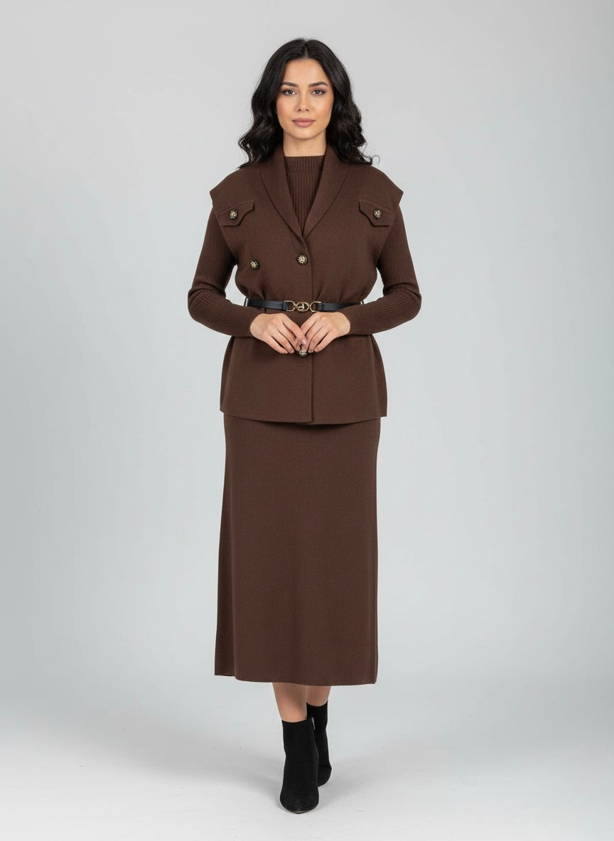 Savoy Ribbed Midi