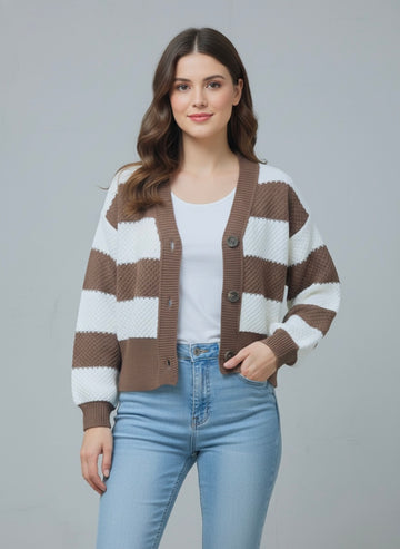 Harper Stripe Cardigan