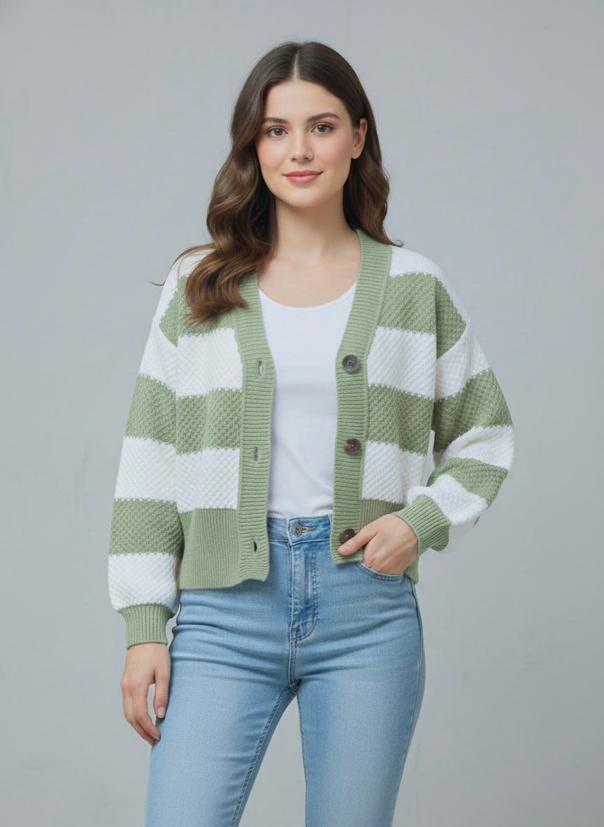 Harper Stripe Cardigan