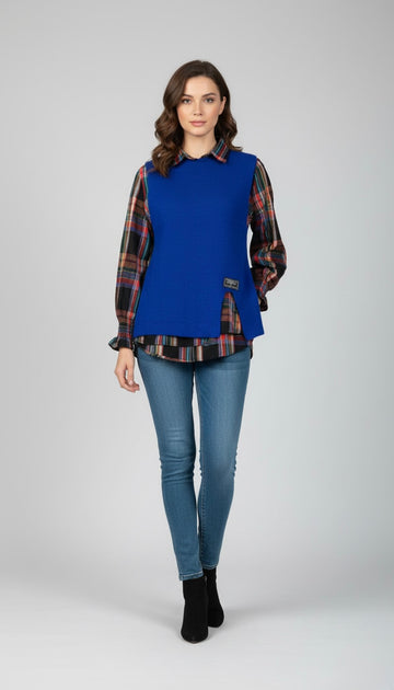 Elara Asymmetrical Tunic Vest