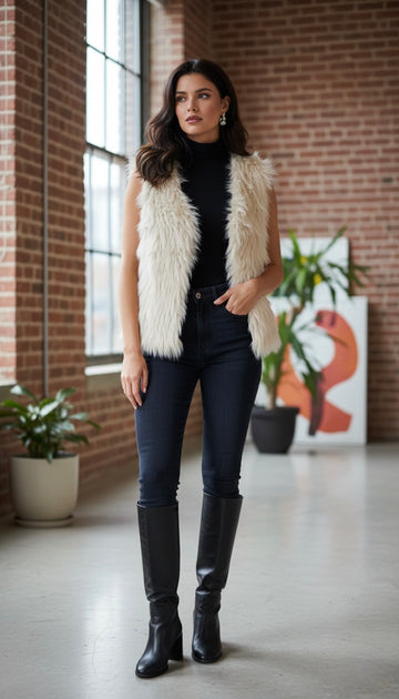 Luxe Plush Faux-Fur Vest