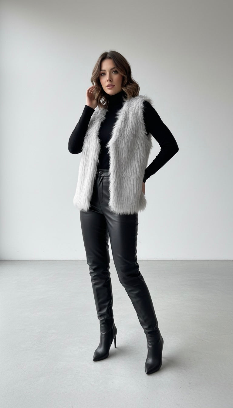 Luxe Plush Faux-Fur Vest