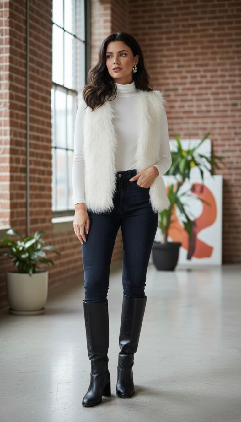 Luxe Plush Faux-Fur Vest