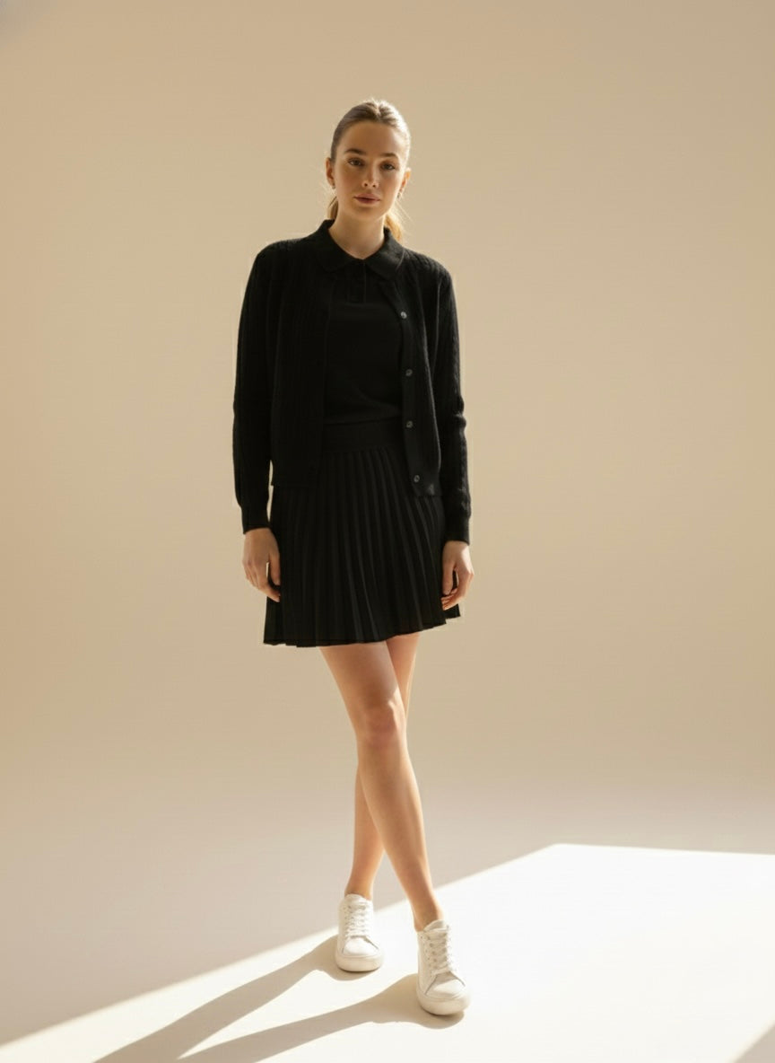 Monochromatic Button Down 3-Piece Co-ord