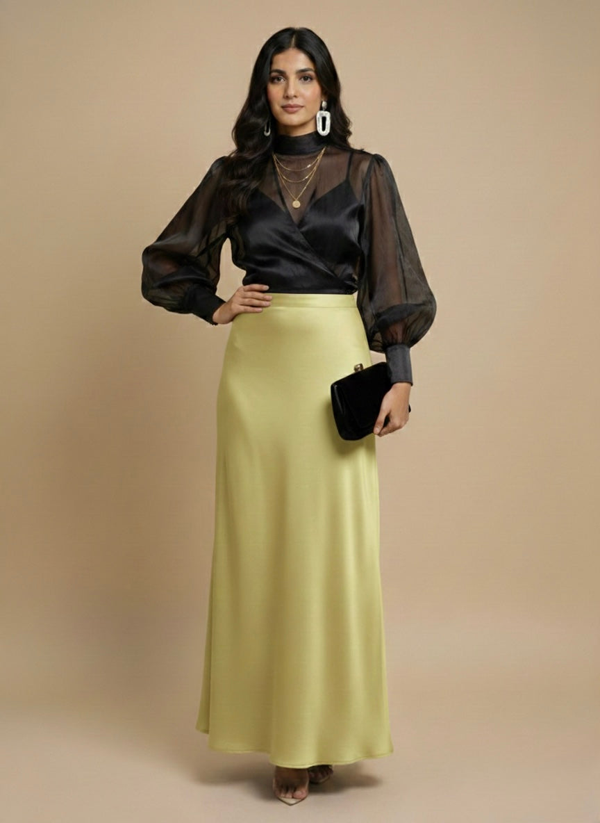 The Gloss Maxi skirt