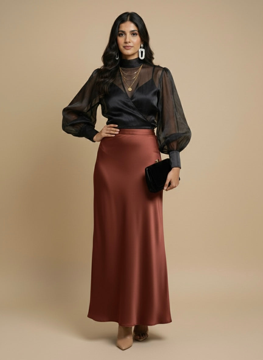The Gloss Maxi skirt