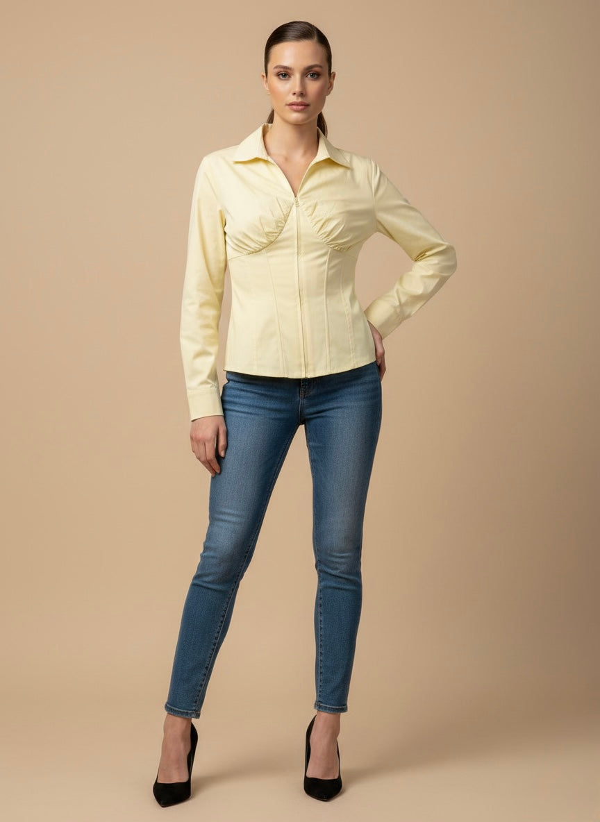 The Canary Corset Shirt