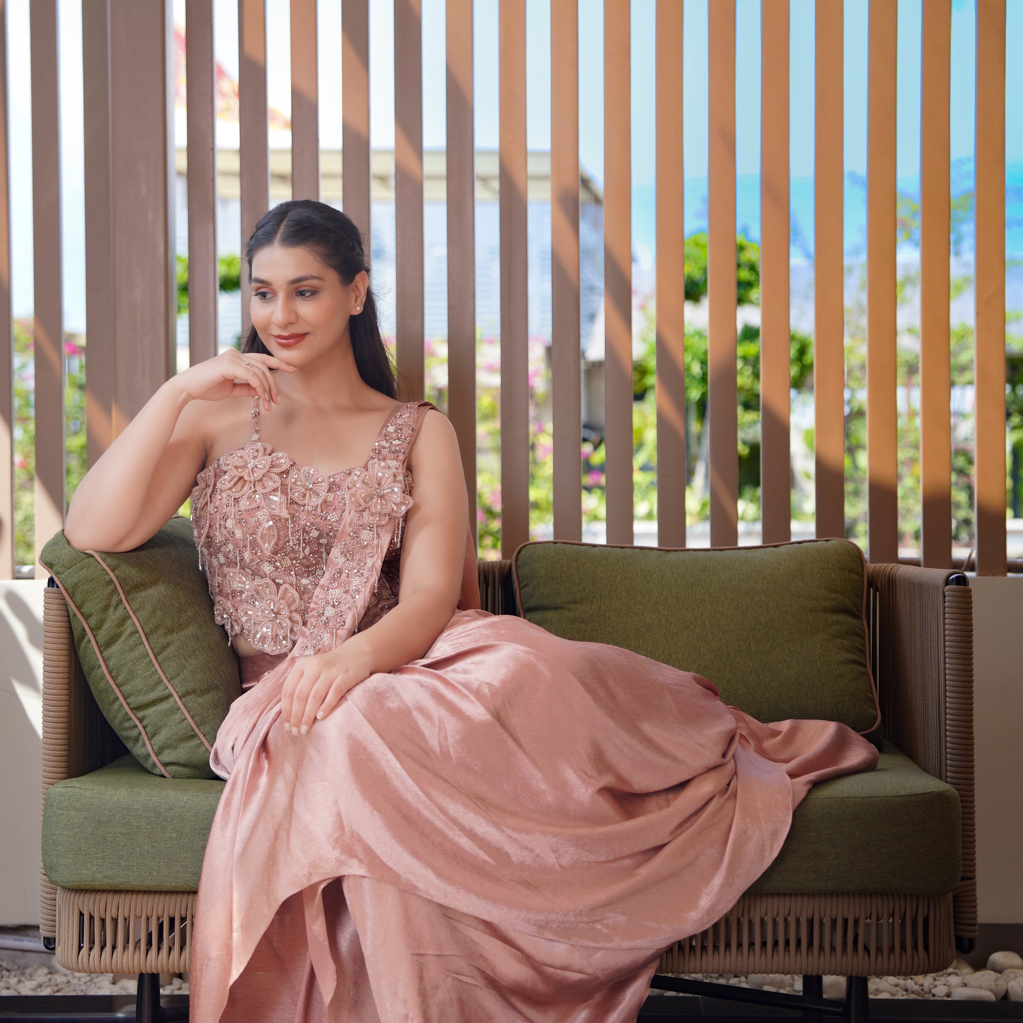 Noor Saree with Embellished Blouse
