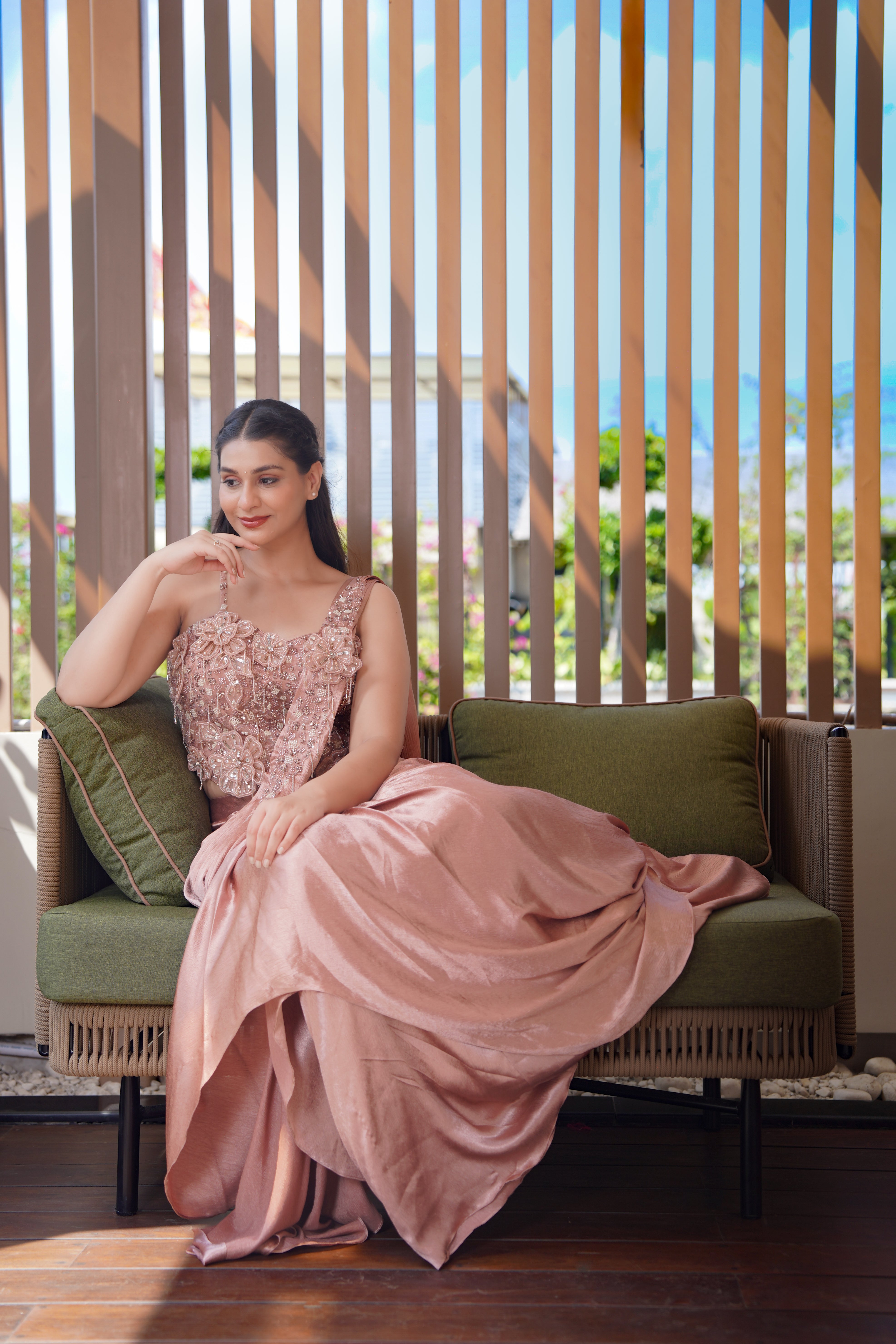 Noor Saree with Embellished Blouse