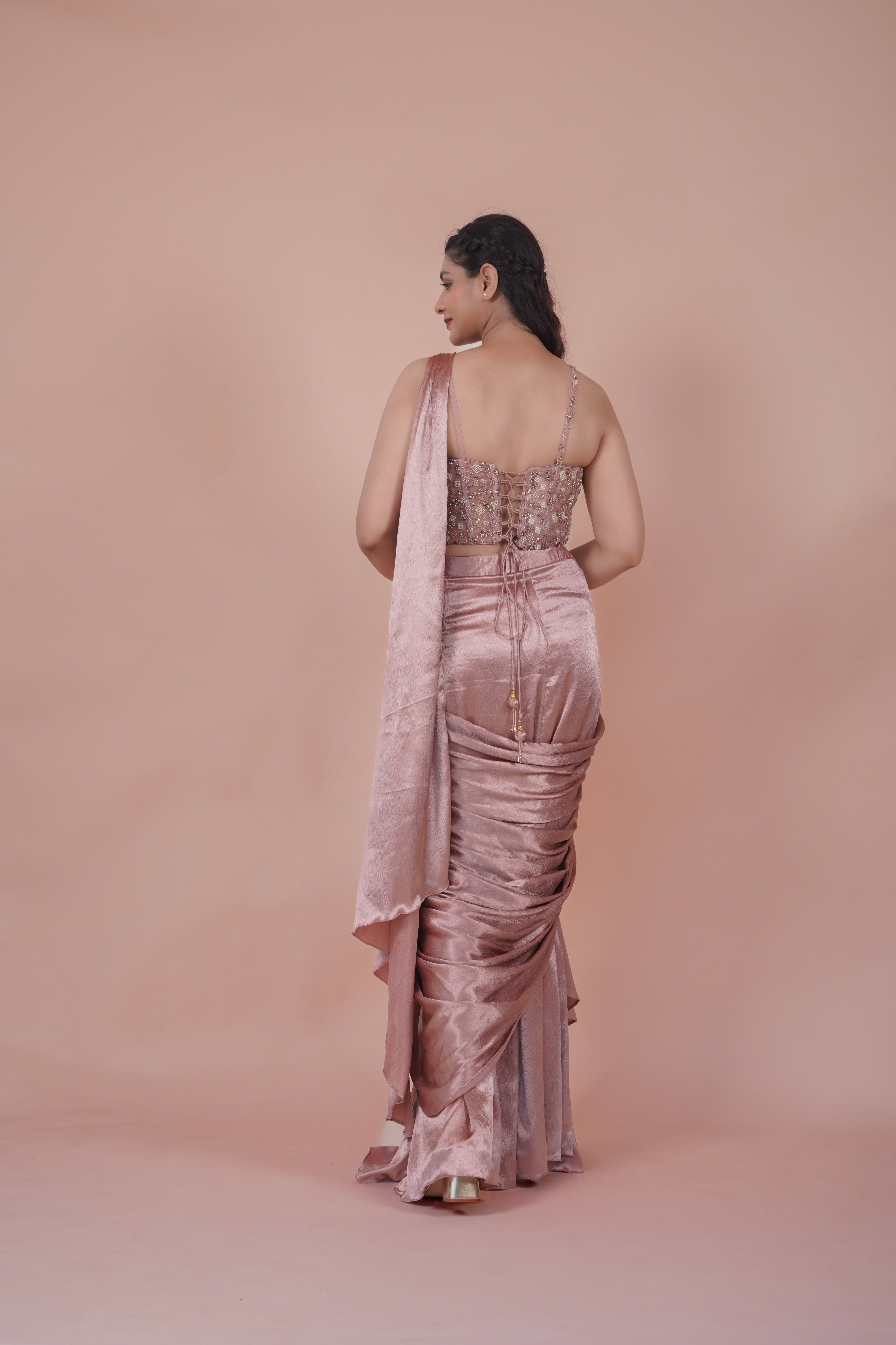Noor Saree with Embellished Blouse