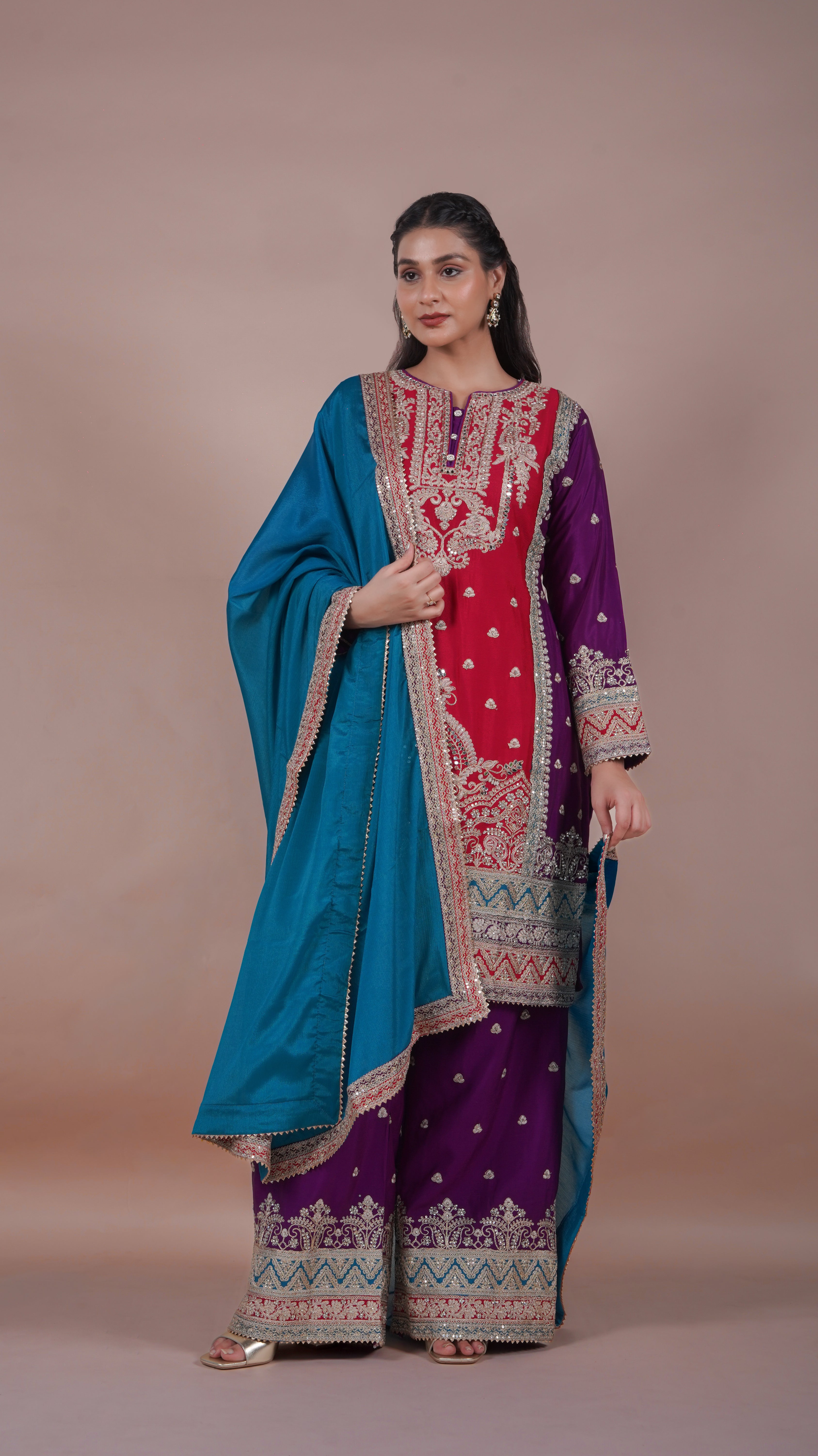 Mughal Suit Set | Available in 2 colors