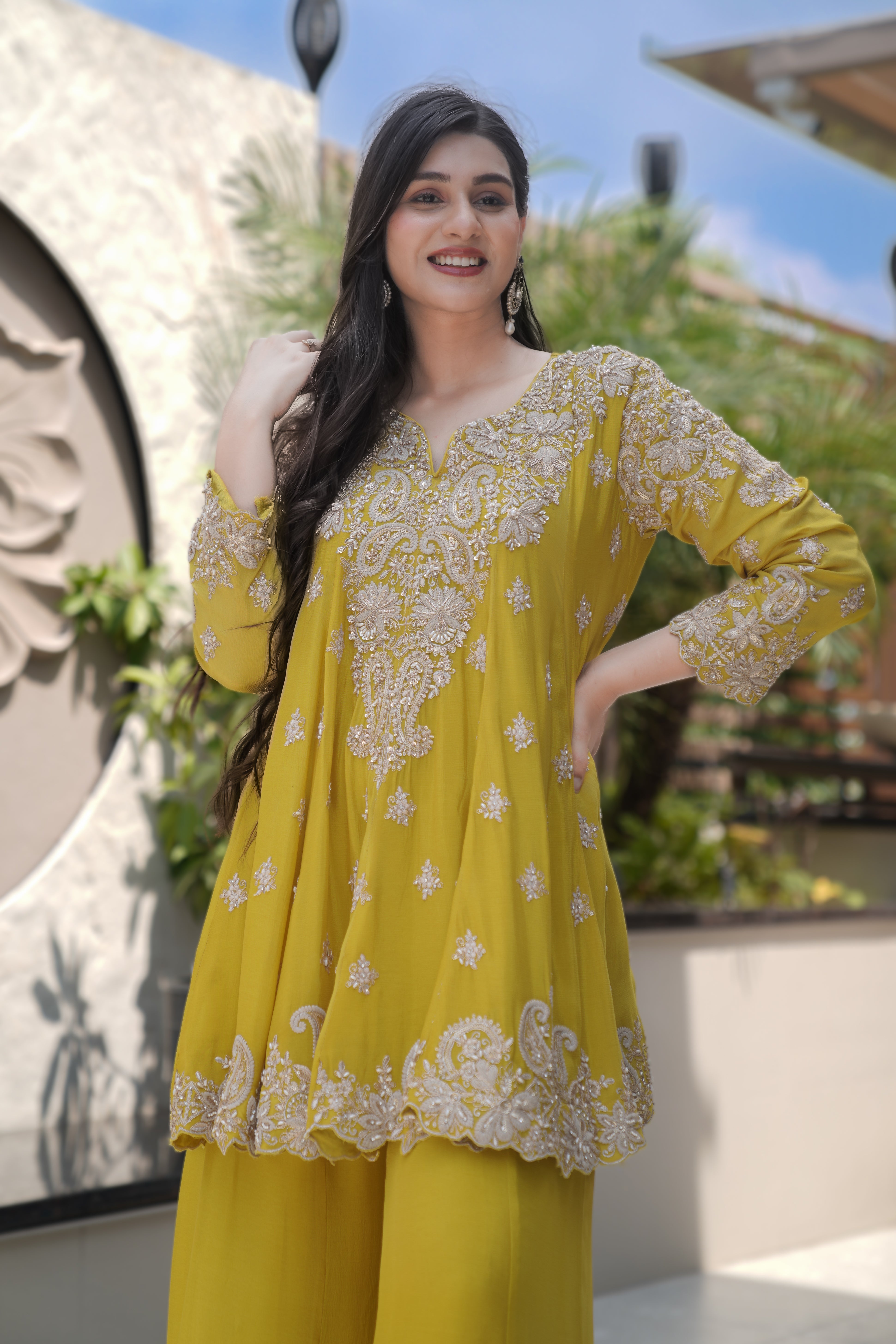 Rang Mahal Sharara Set | Available in 3 colors