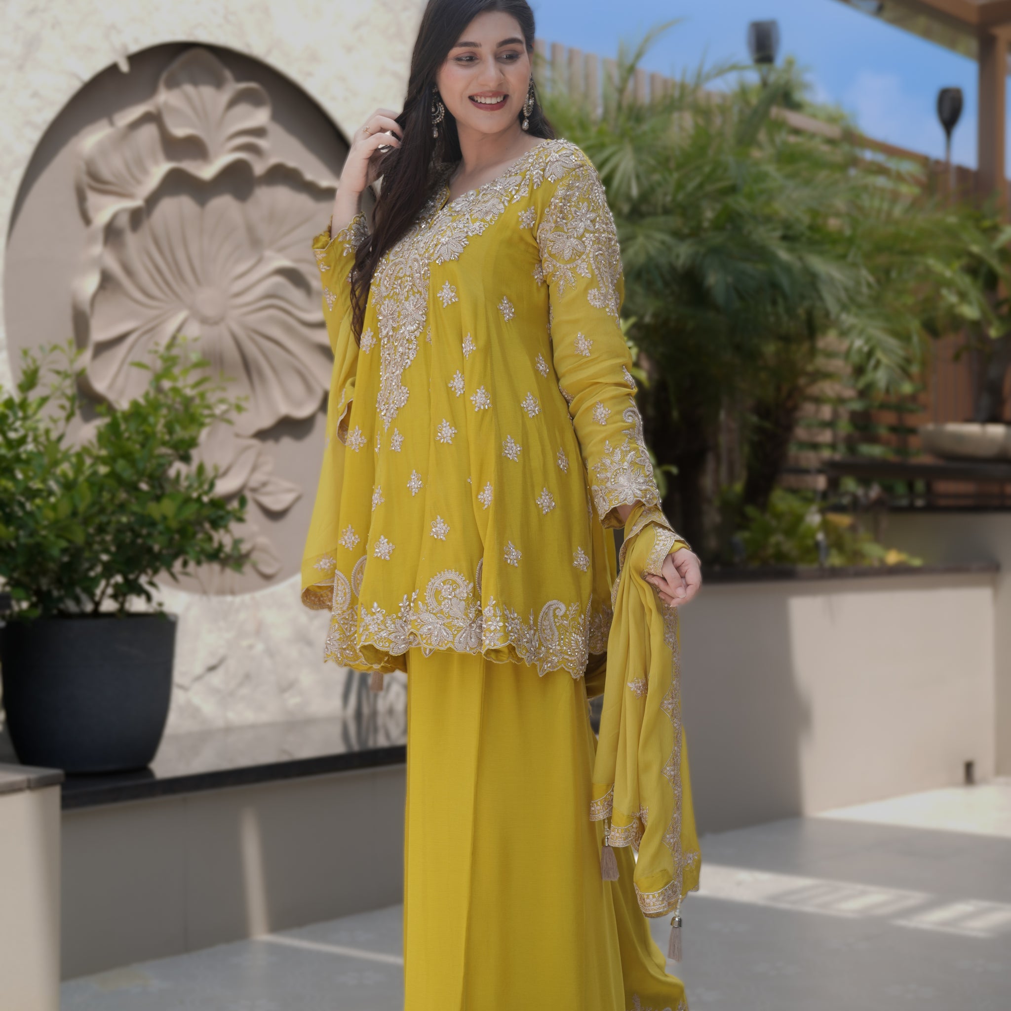 Rang Mahal Sharara Set | Available in 3 colors
