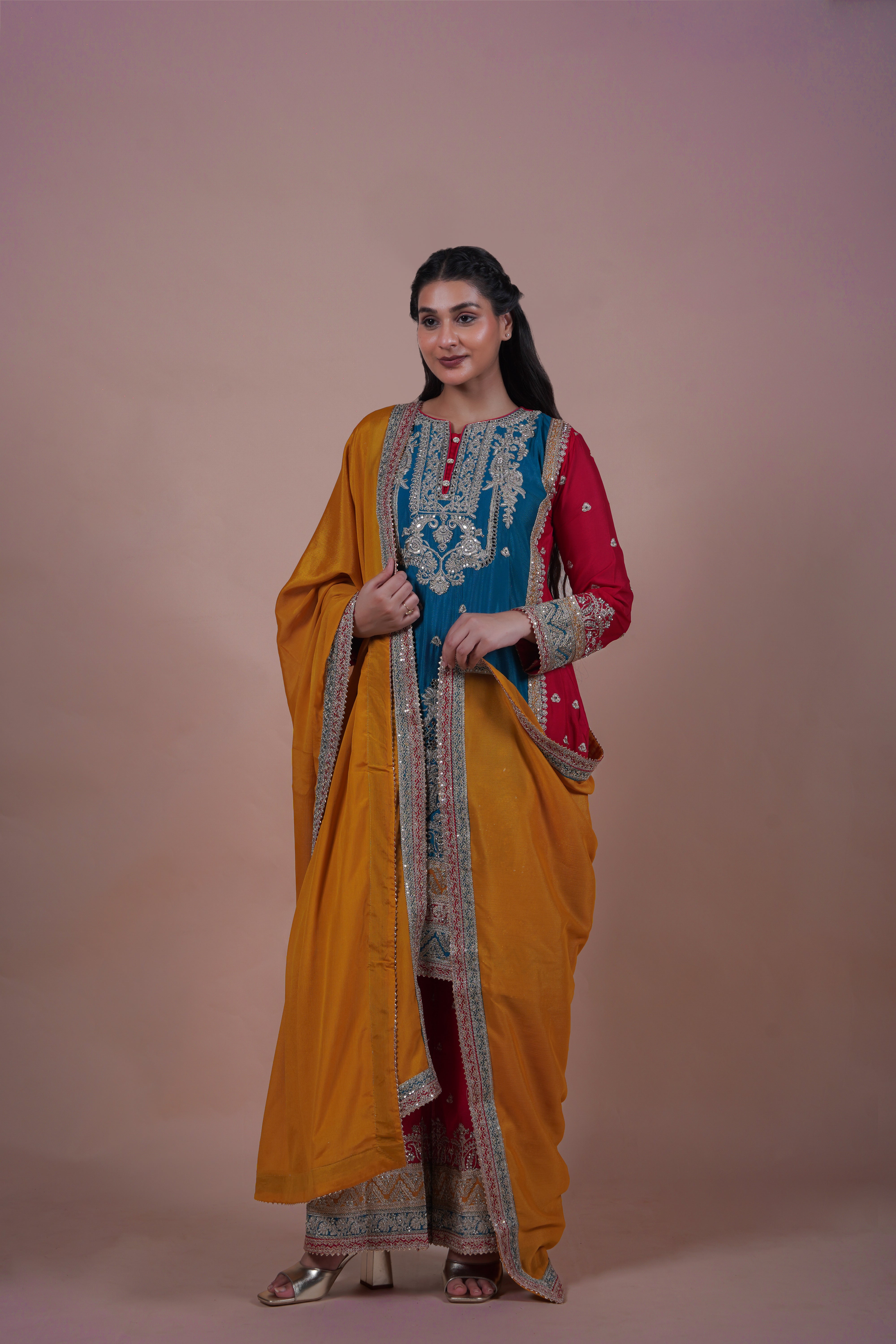 Mughal Suit Set | Available in 2 colors