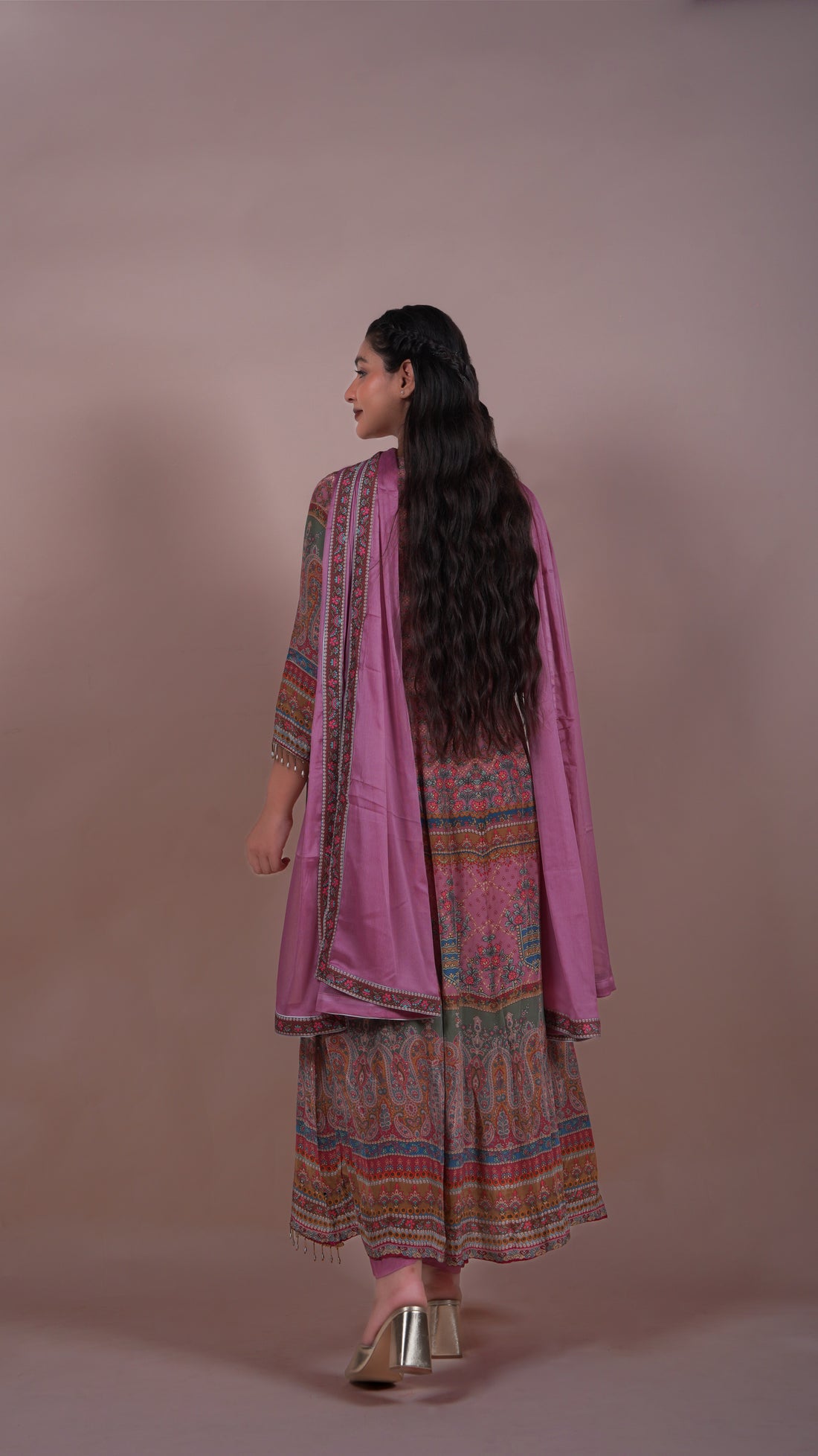 Mehr Crepe Anarkali