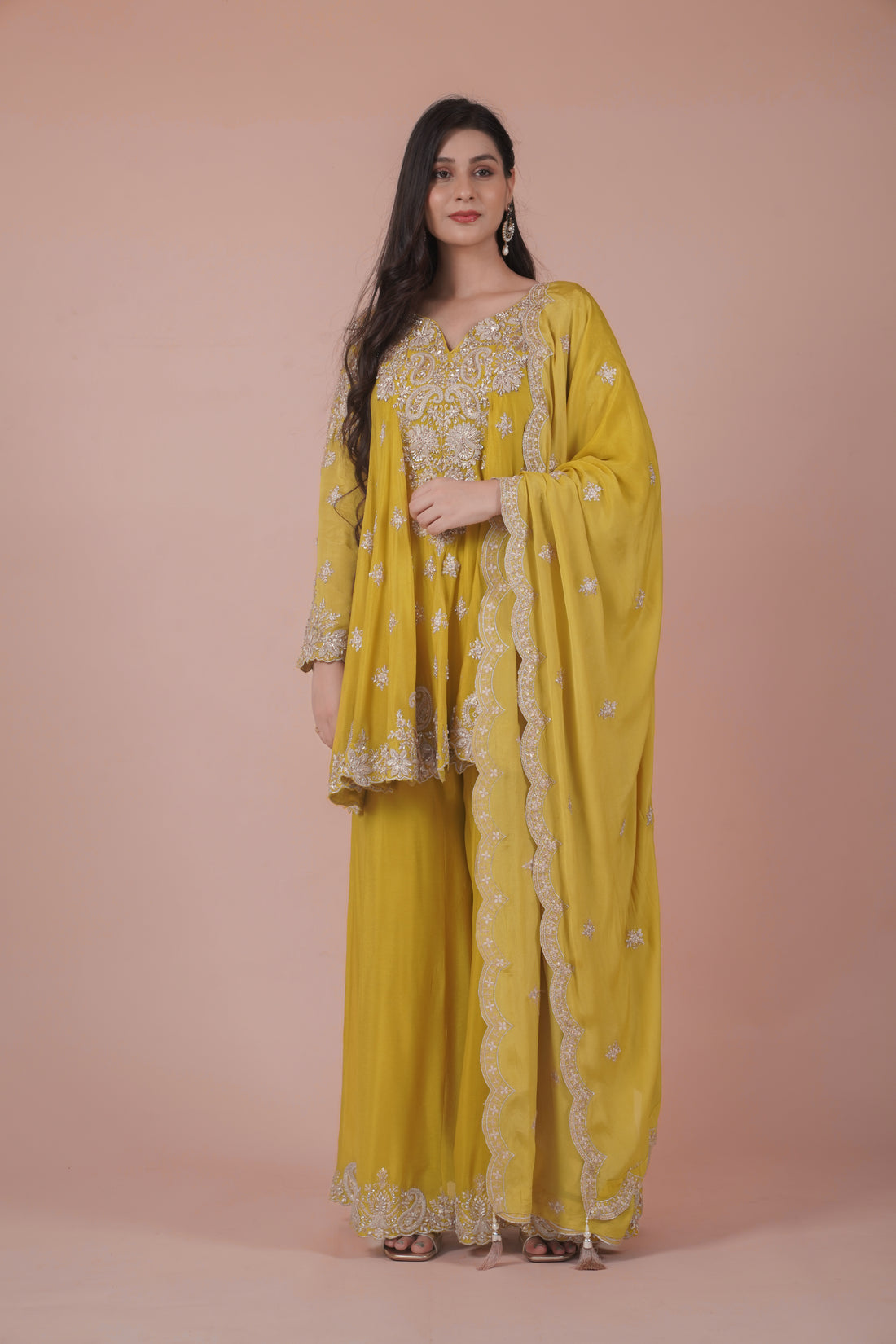Rang Mahal Sharara Set | Available in 3 colors