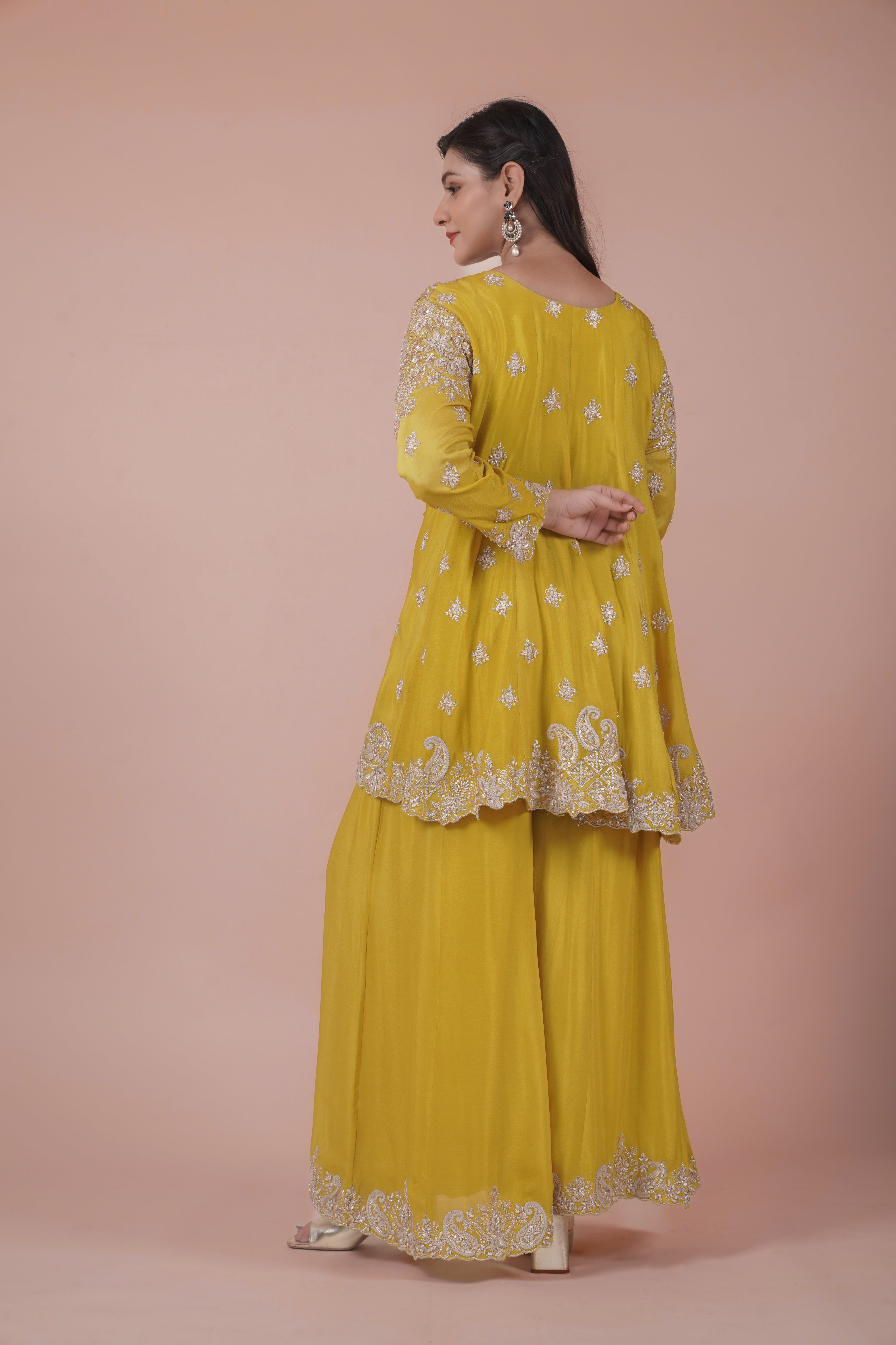 Rang Mahal Sharara Set | Available in 3 colors