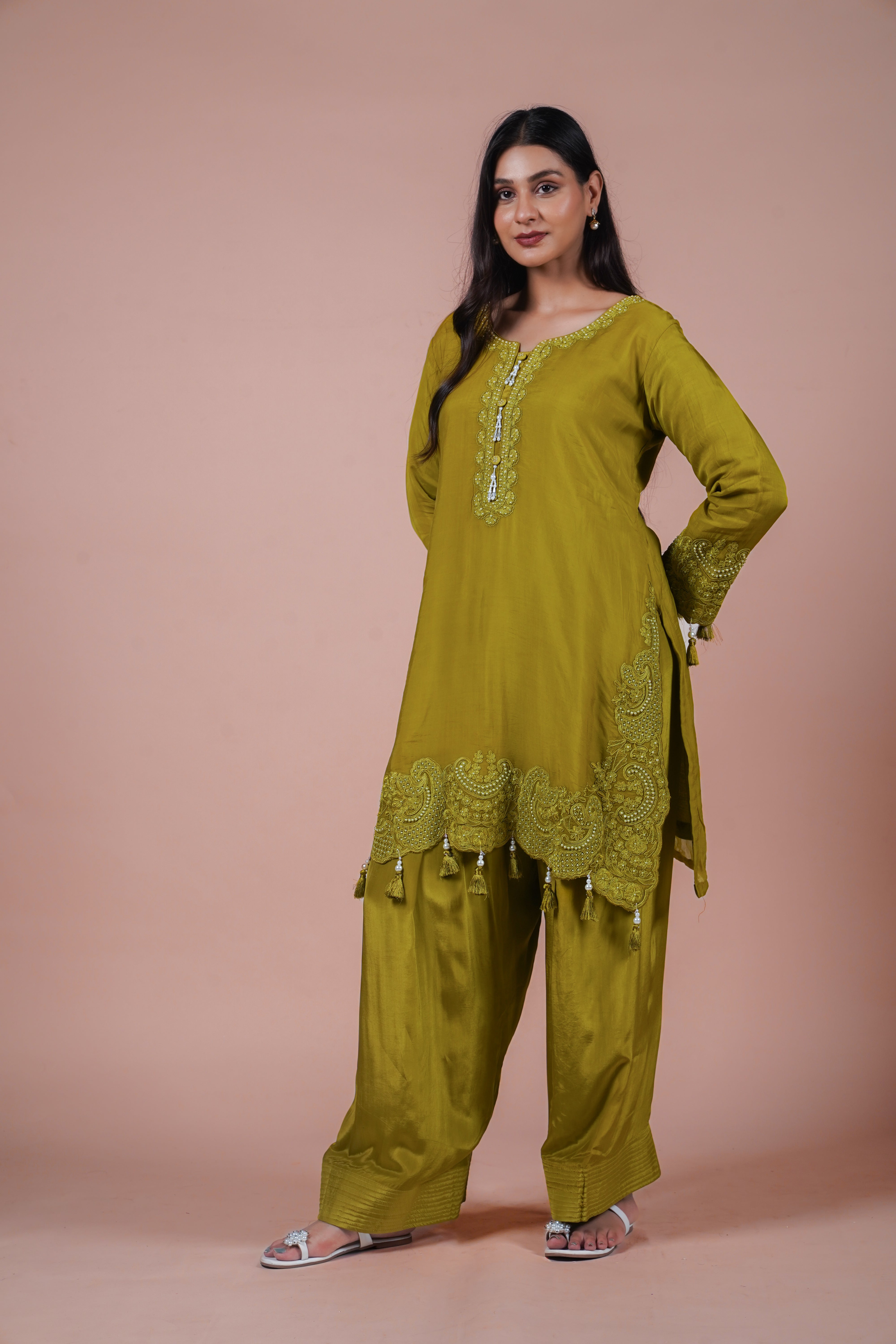 Apsara Farshi Set | Available in 2 Colors