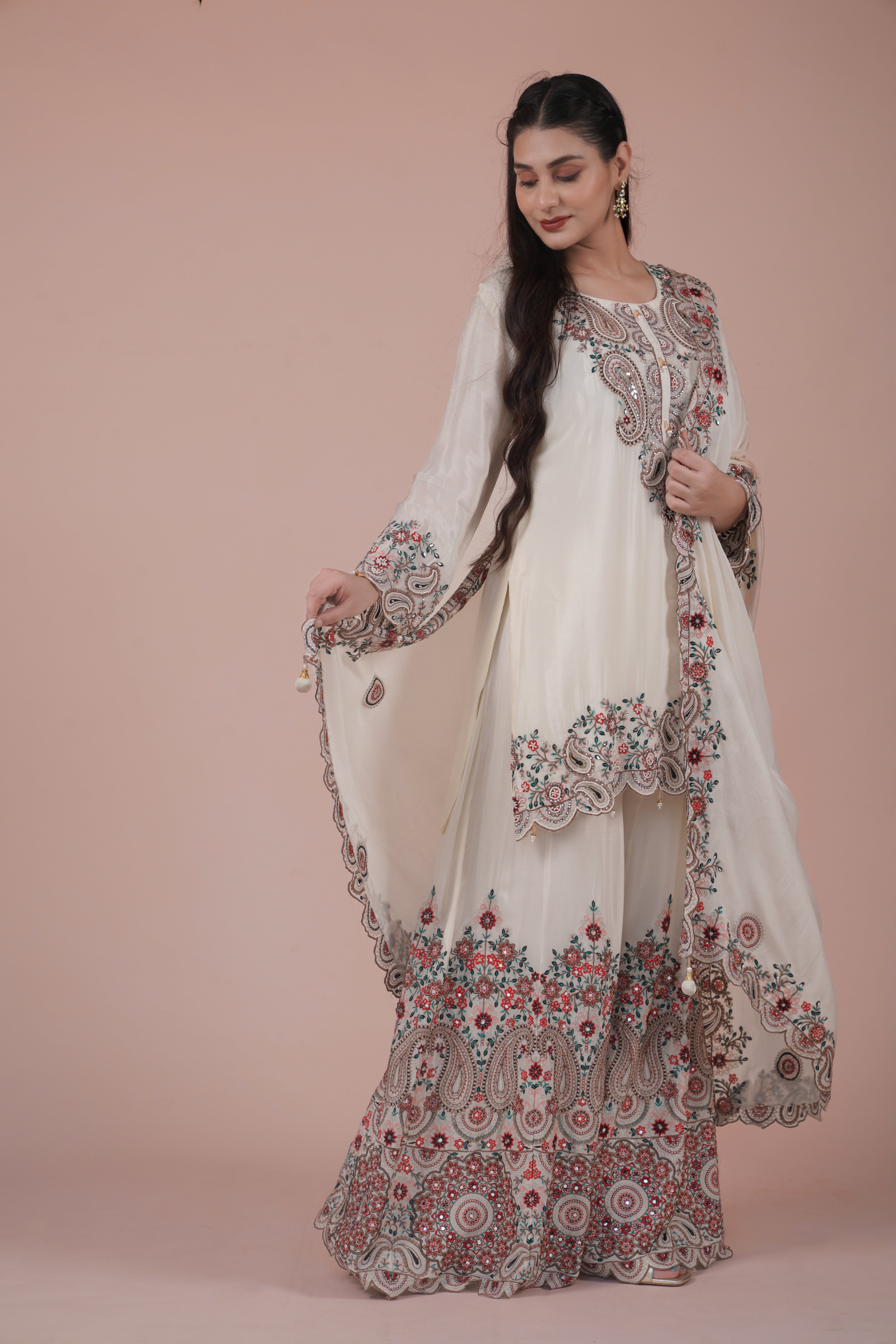 Noor Sharara Set | Available In 3 Colors