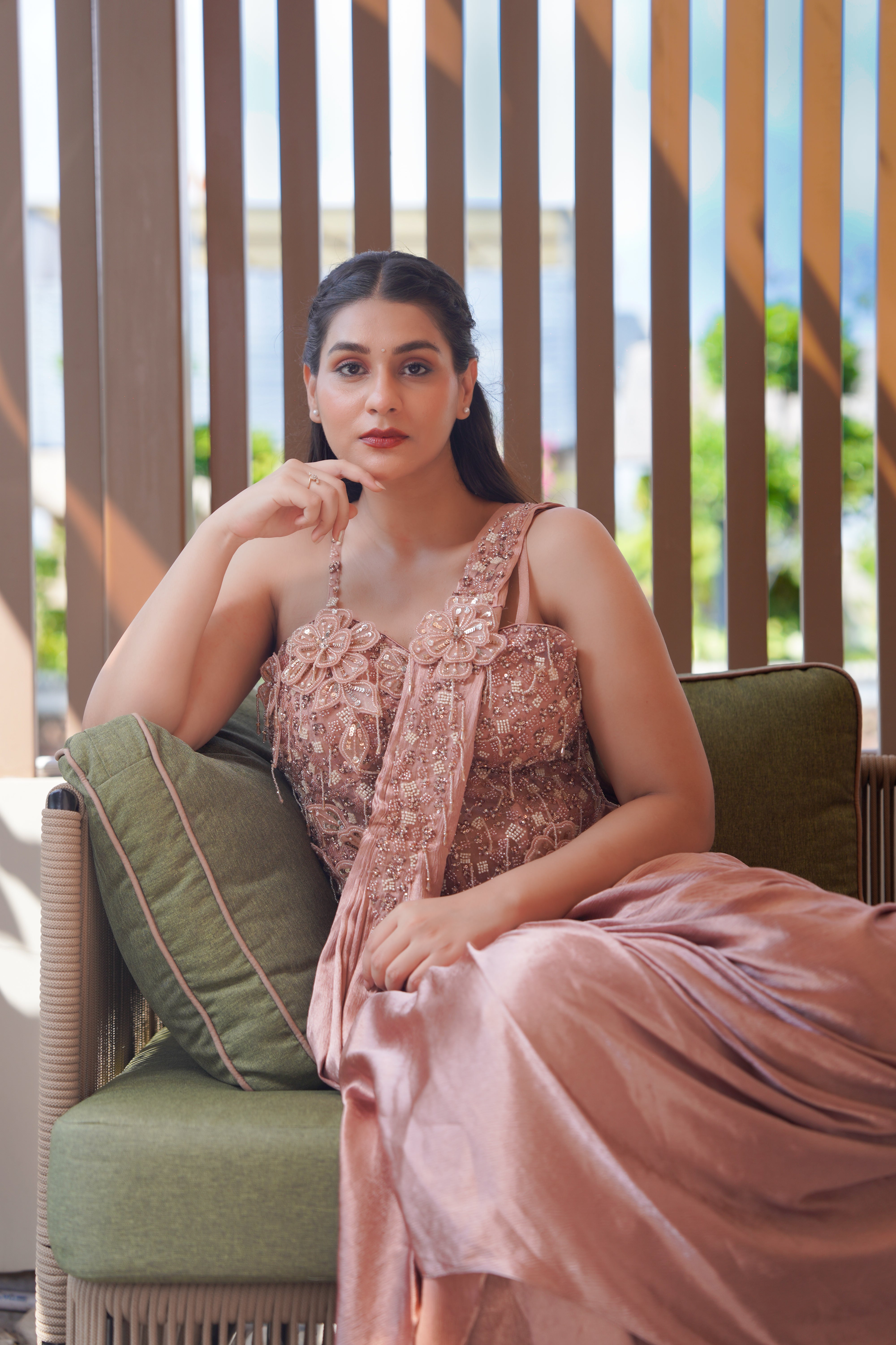 Noor Saree with Embellished Blouse