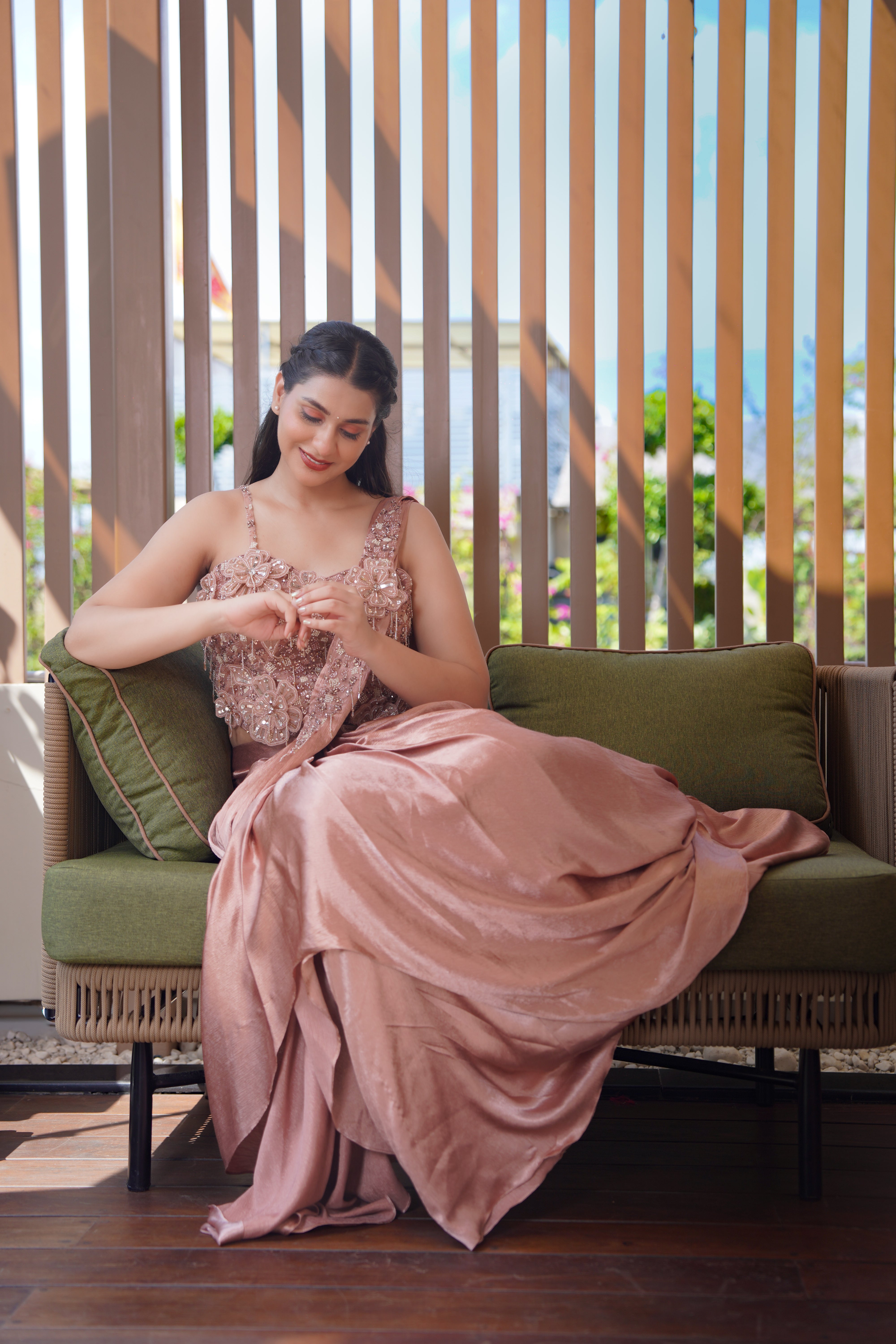 Noor Saree with Embellished Blouse
