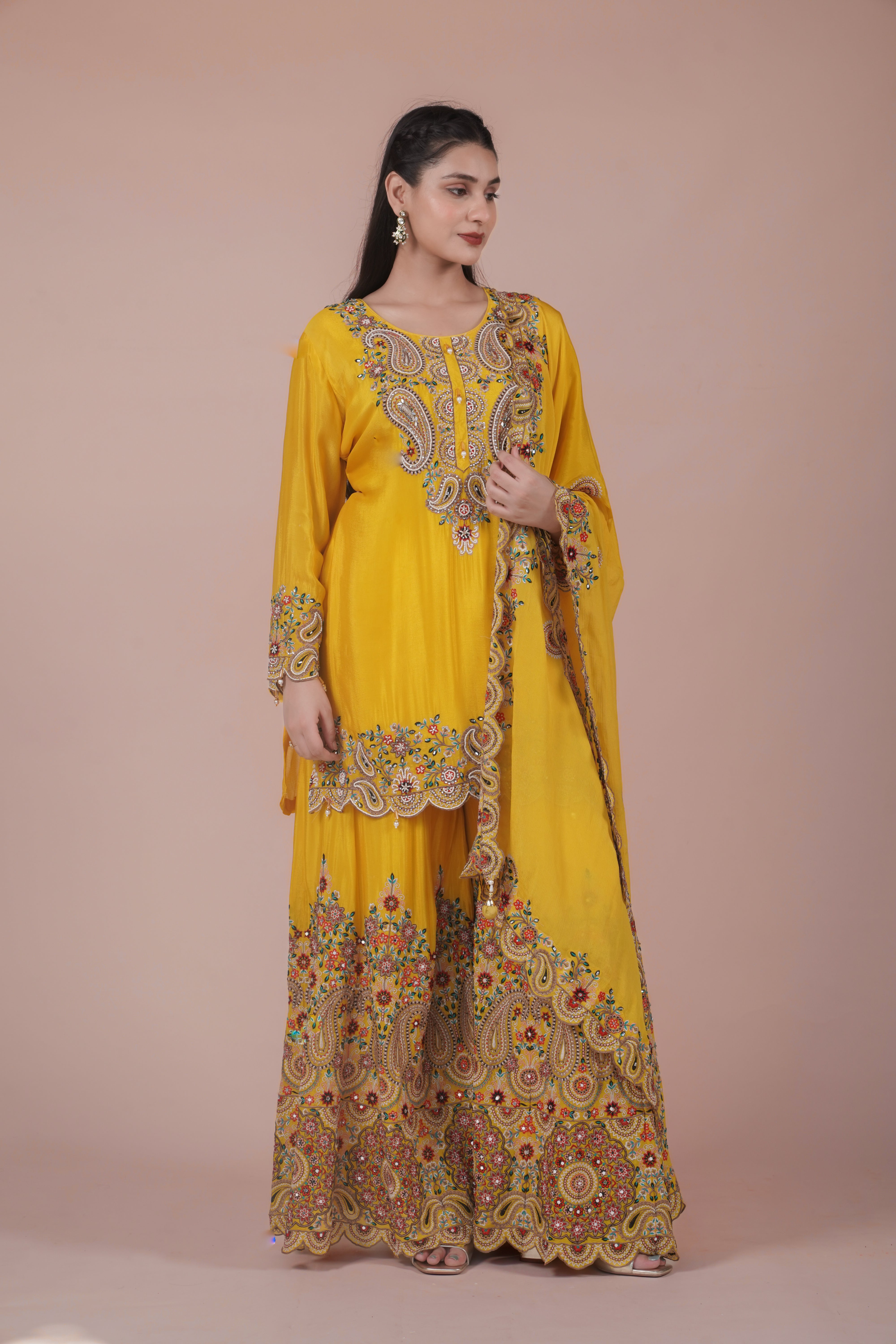 Noor Sharara Set | Available In 3 Colors