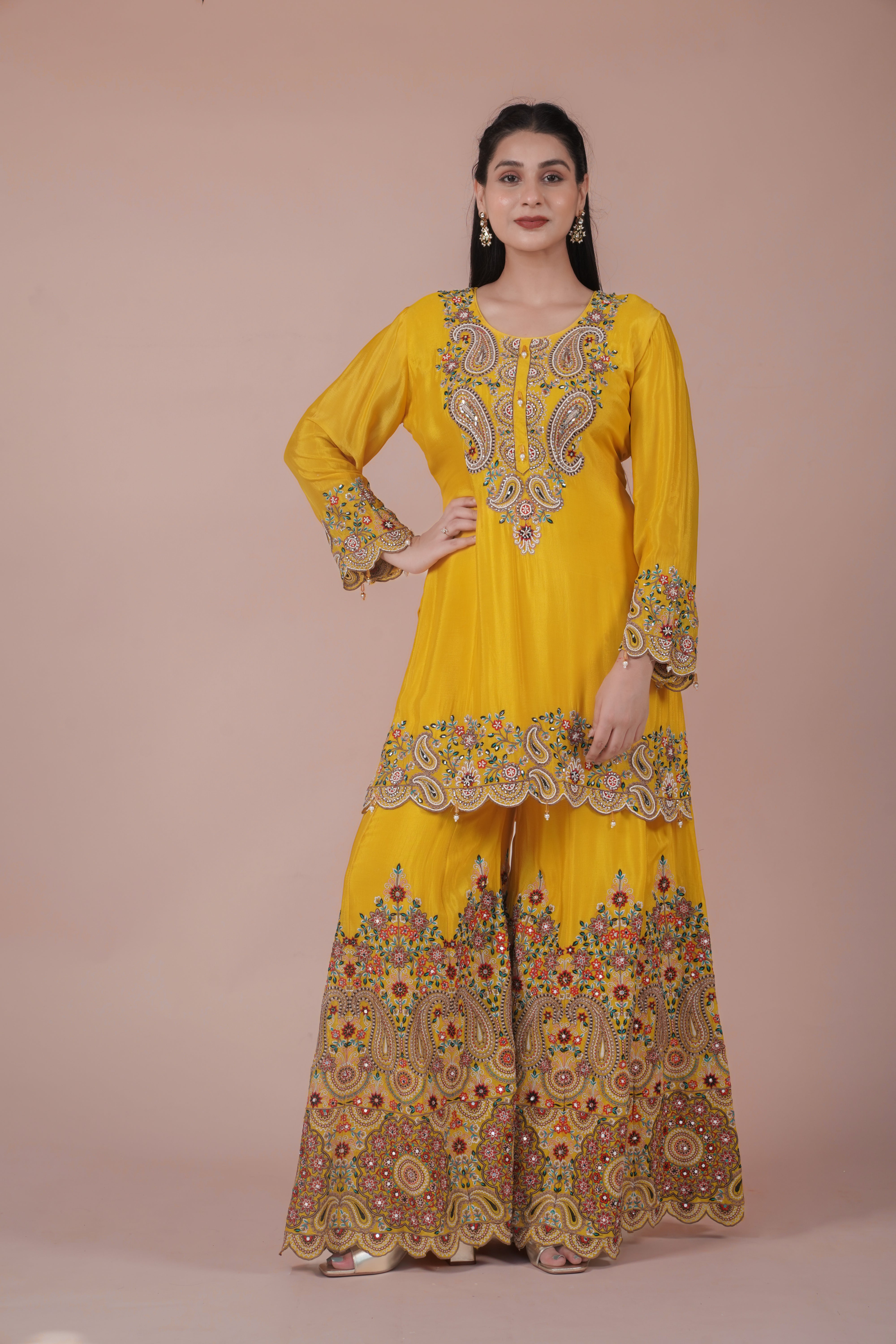 Noor Sharara Set | Available In 3 Colors