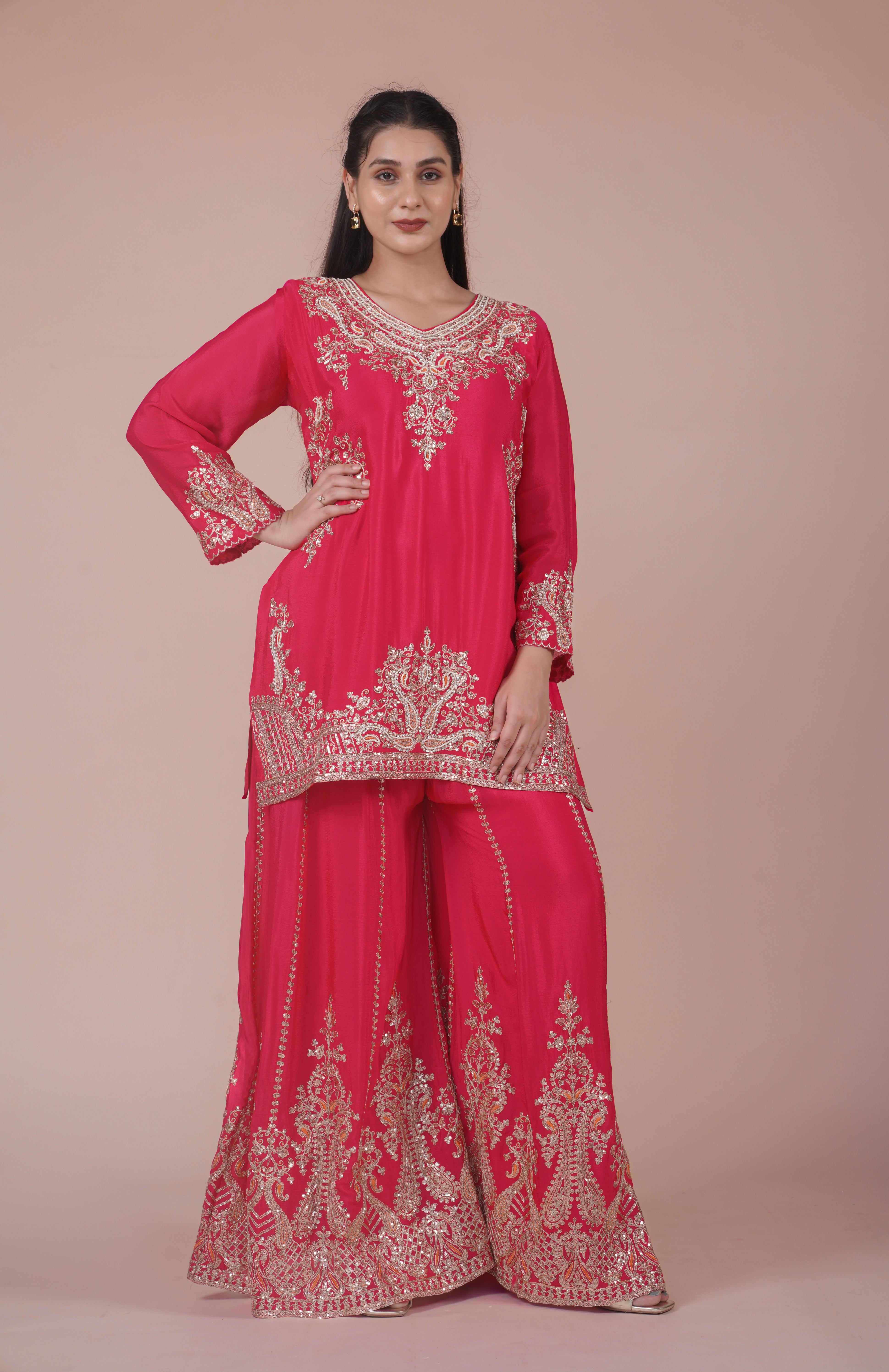 Adaa Sharara Set – | Available in 2 colors