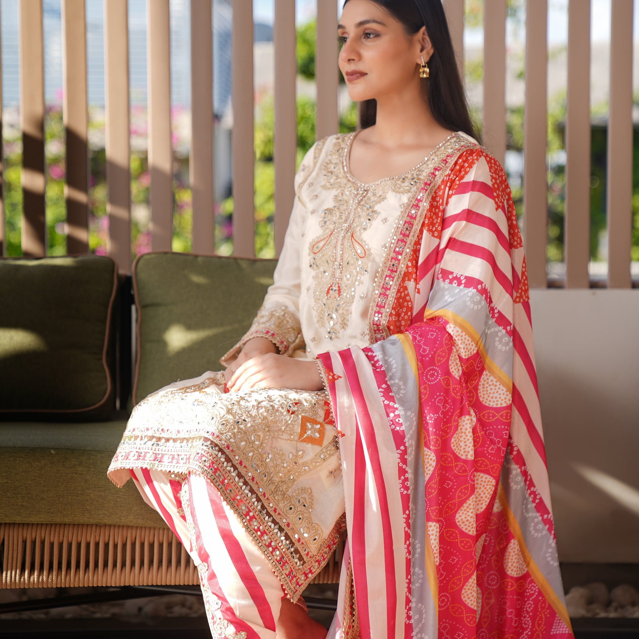 Gulzar Kurta Dhoti Set