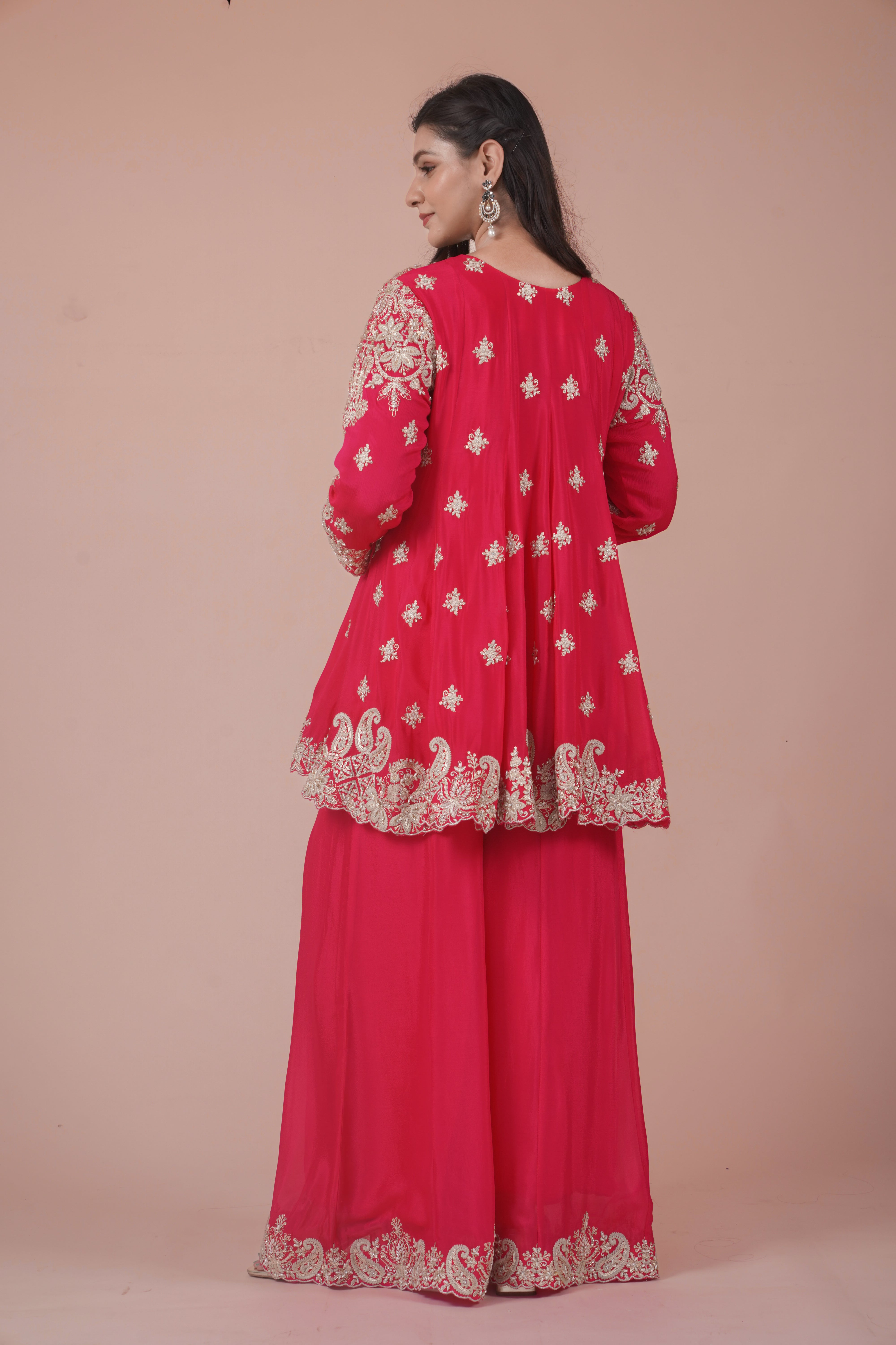 Rang Mahal Sharara Set | Available in 3 colors
