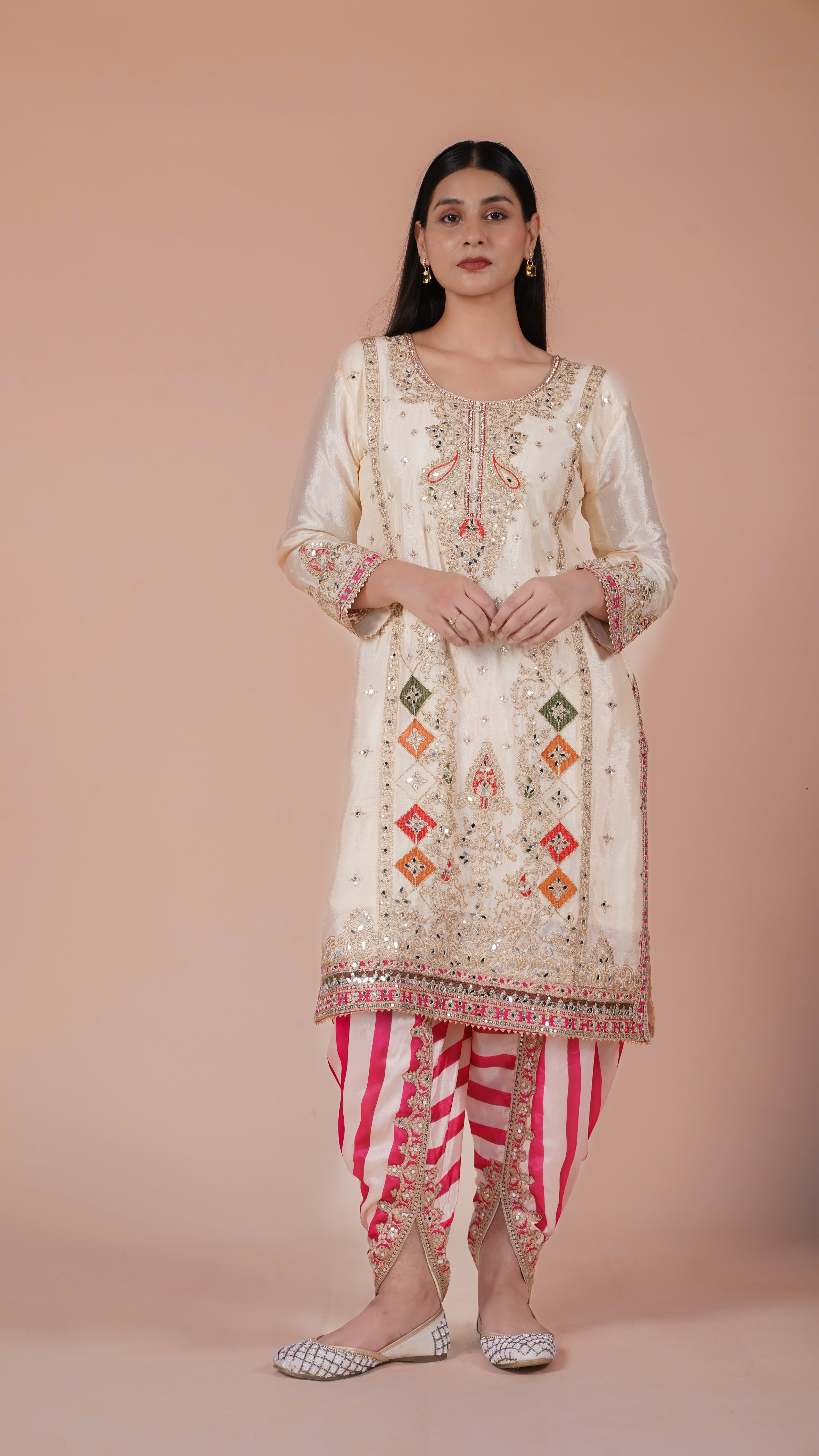Gulzar Kurta Dhoti Set