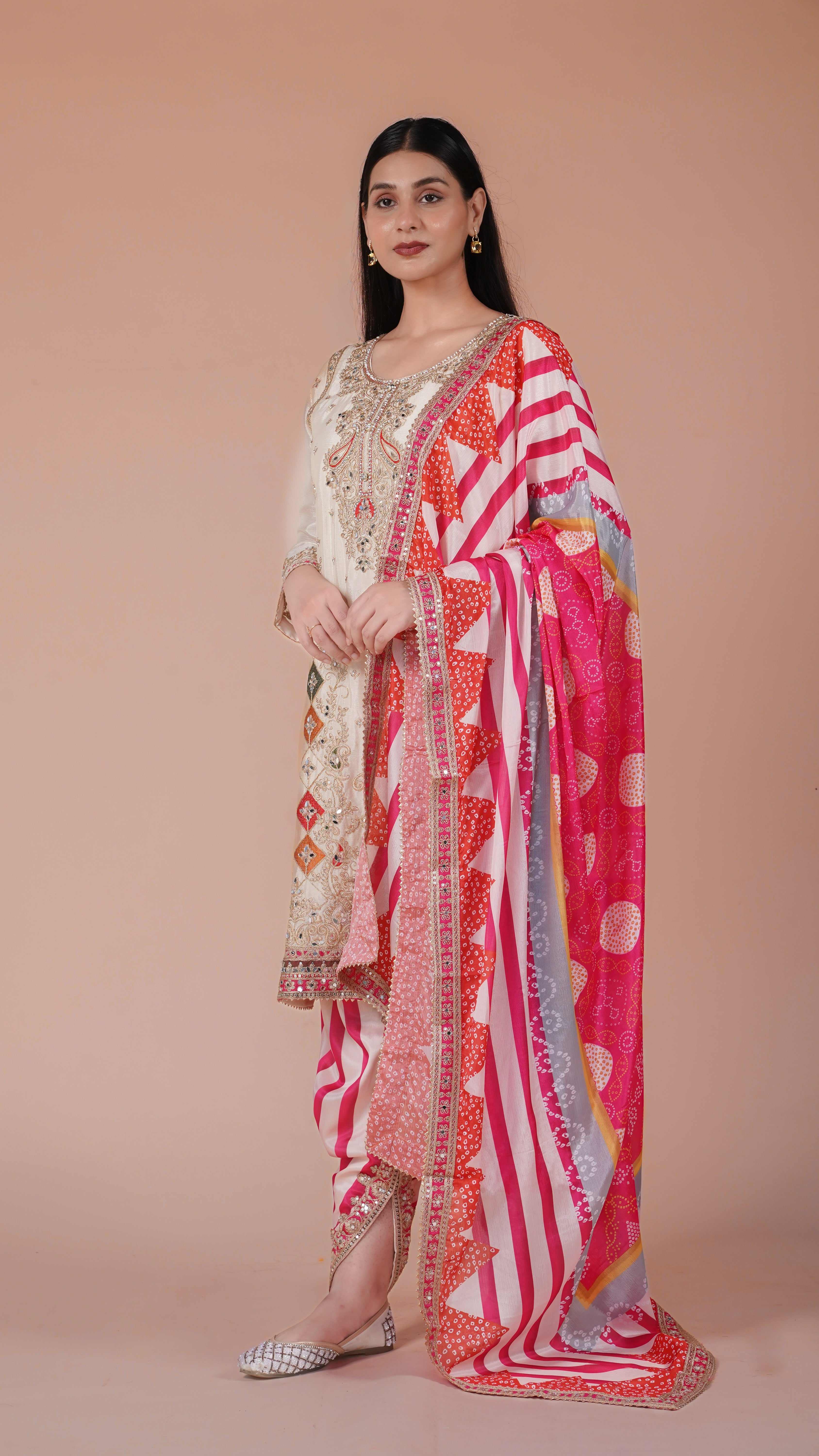 Gulzar Kurta Dhoti Set