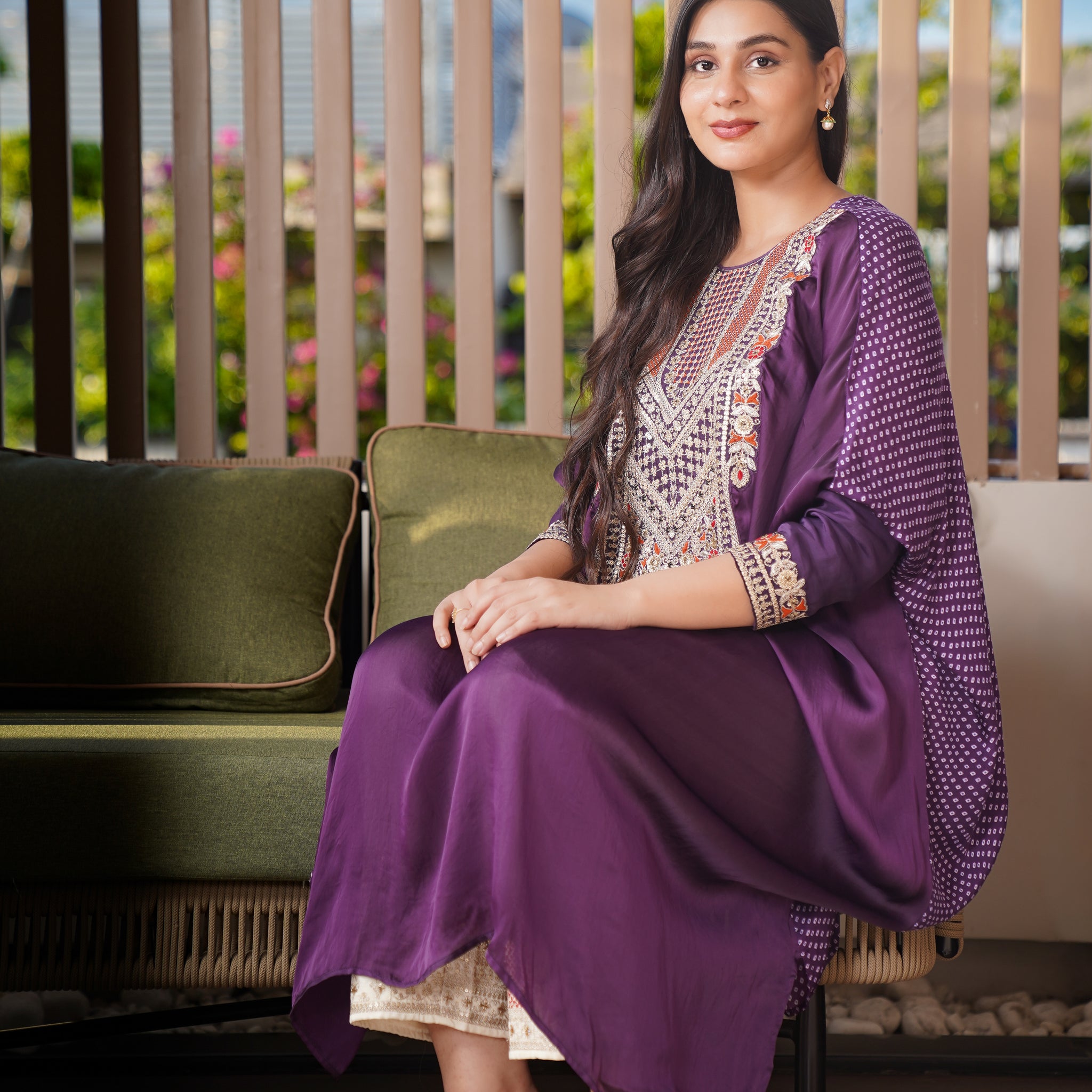 Zeenat Kaftan Set | Available In 2 Colors