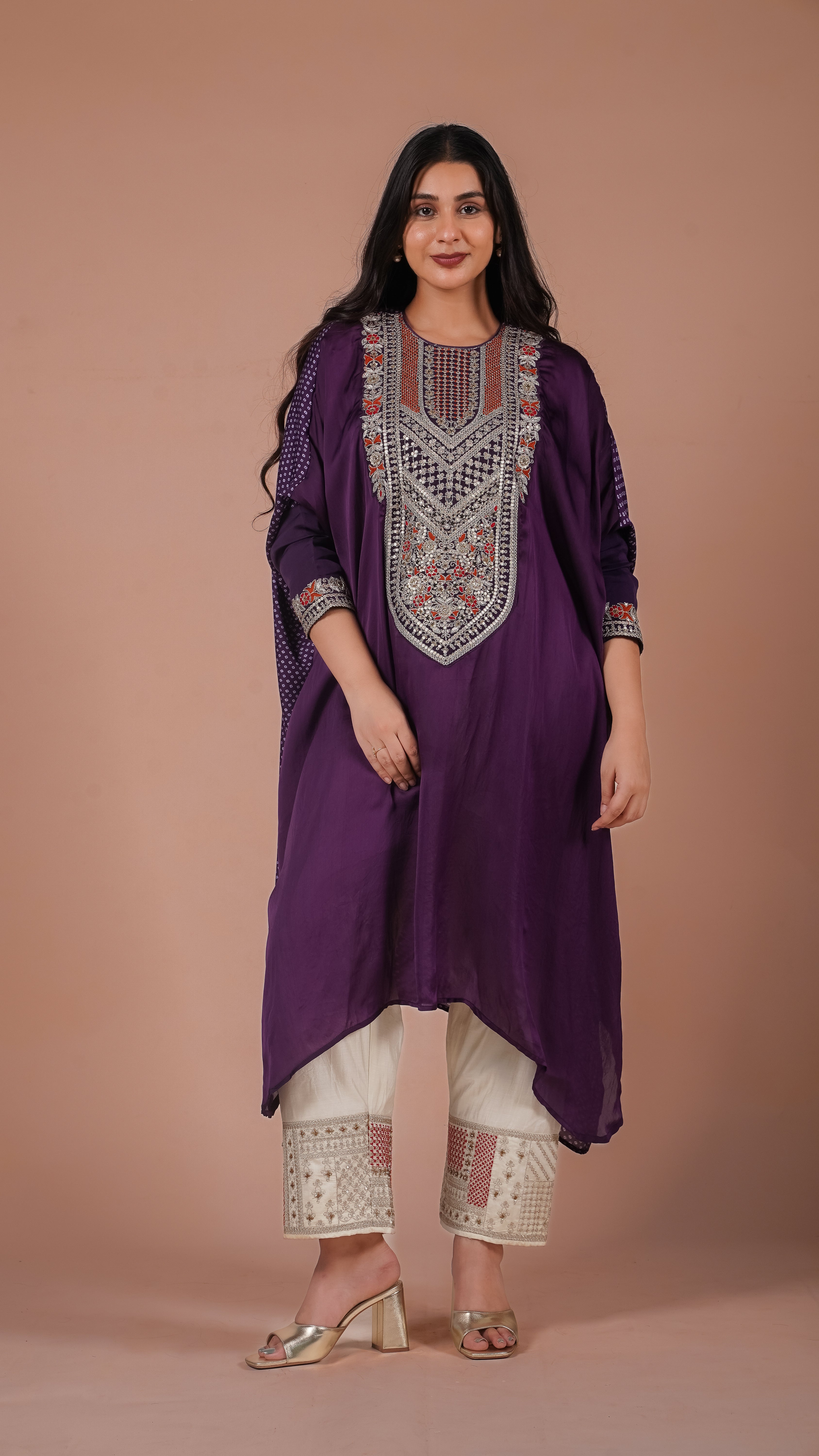 Zeenat Kaftan Set | Available In 2 Colors