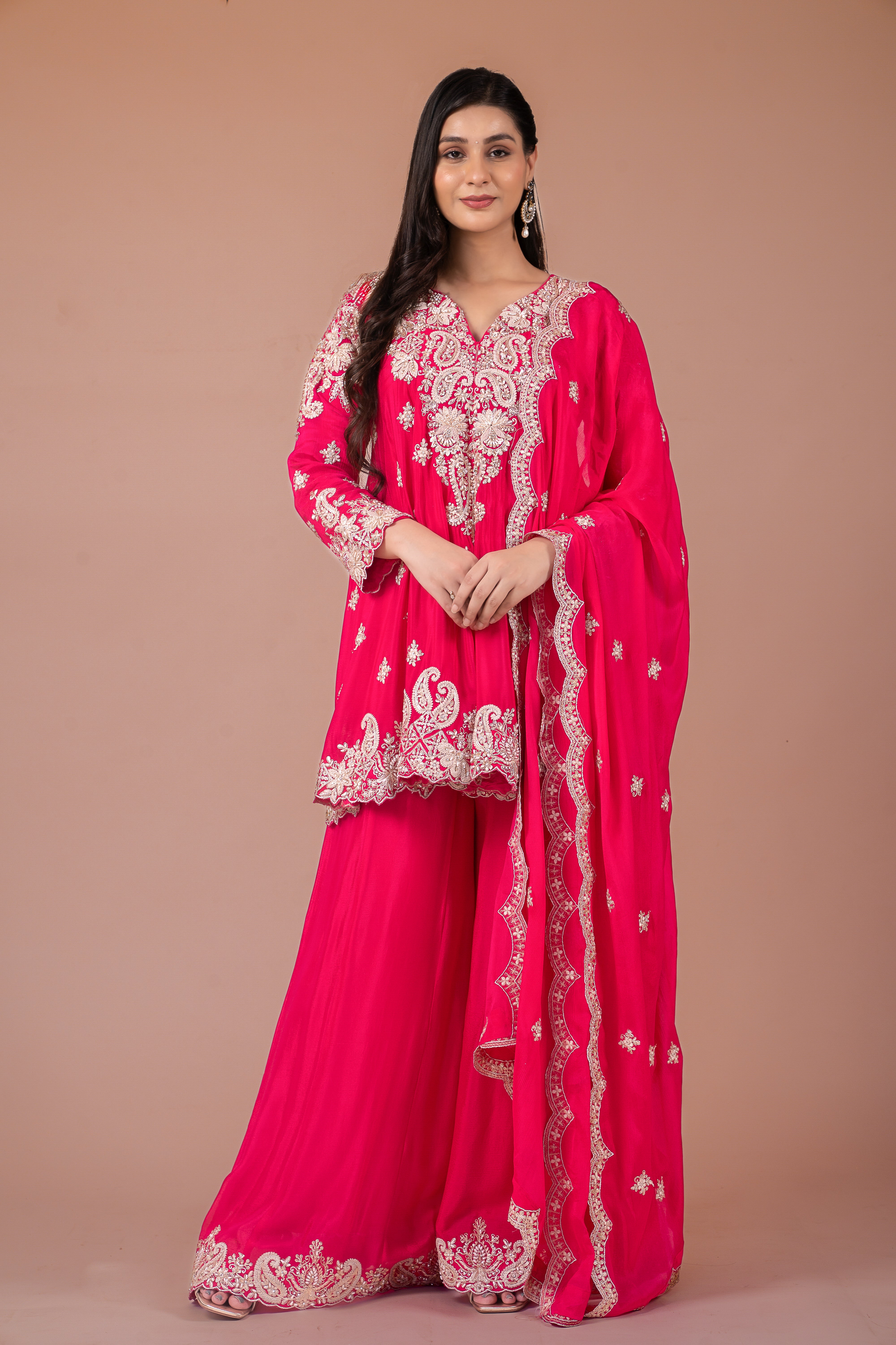 Rang Mahal Sharara Set | Available in 3 colors