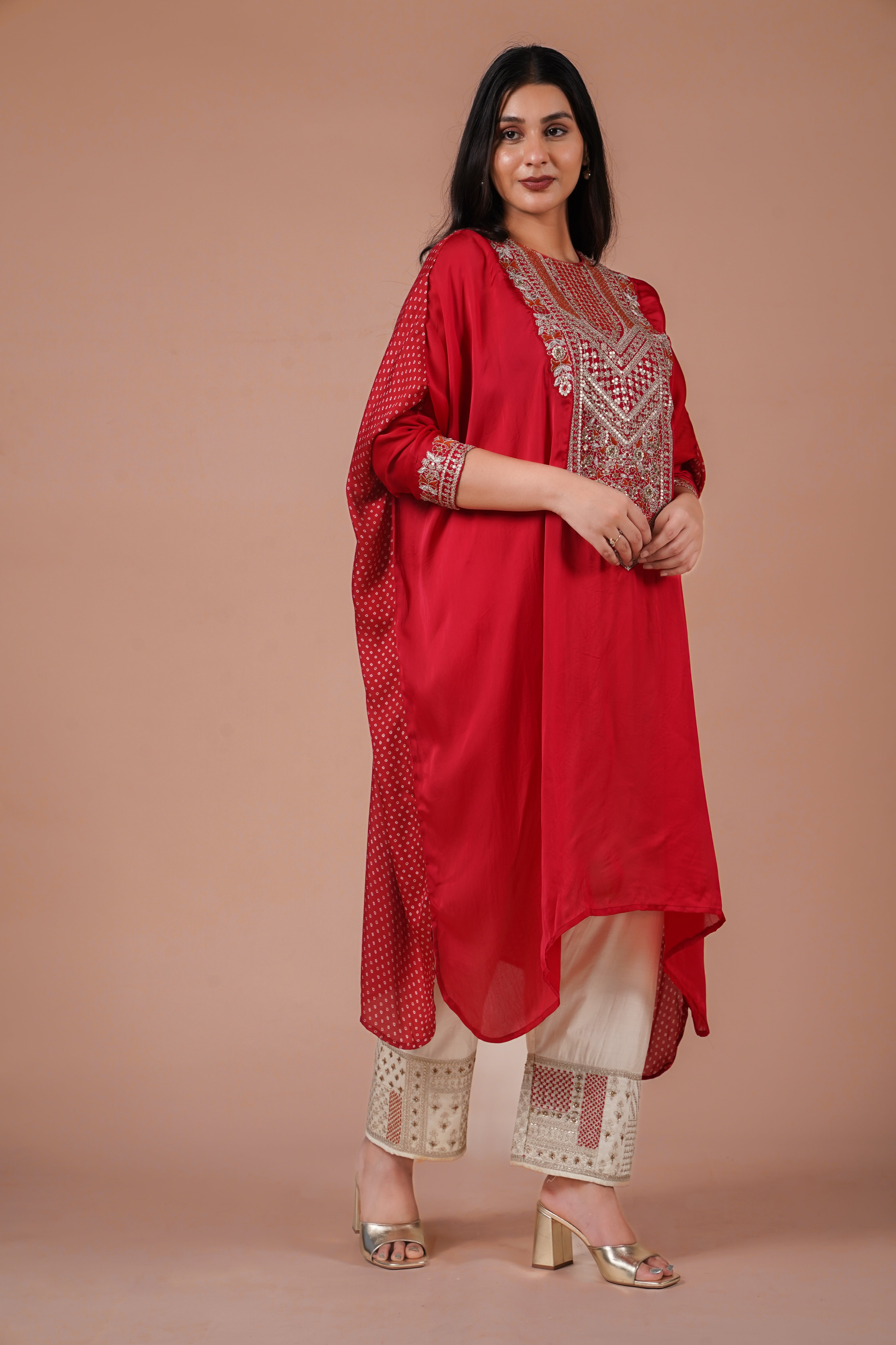 Zeenat Kaftan Set | Available In 2 Colors