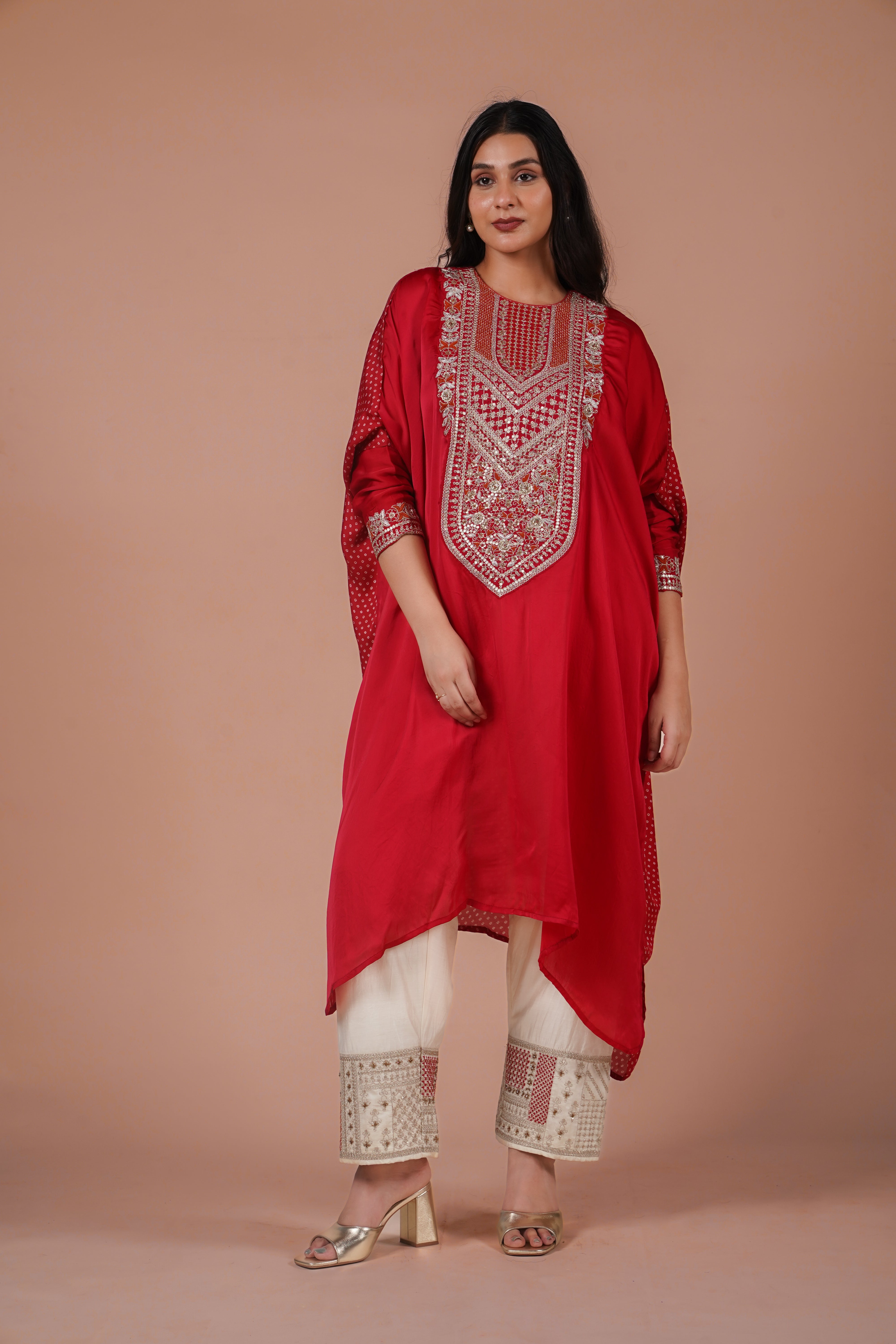 Zeenat Kaftan Set | Available In 2 Colors