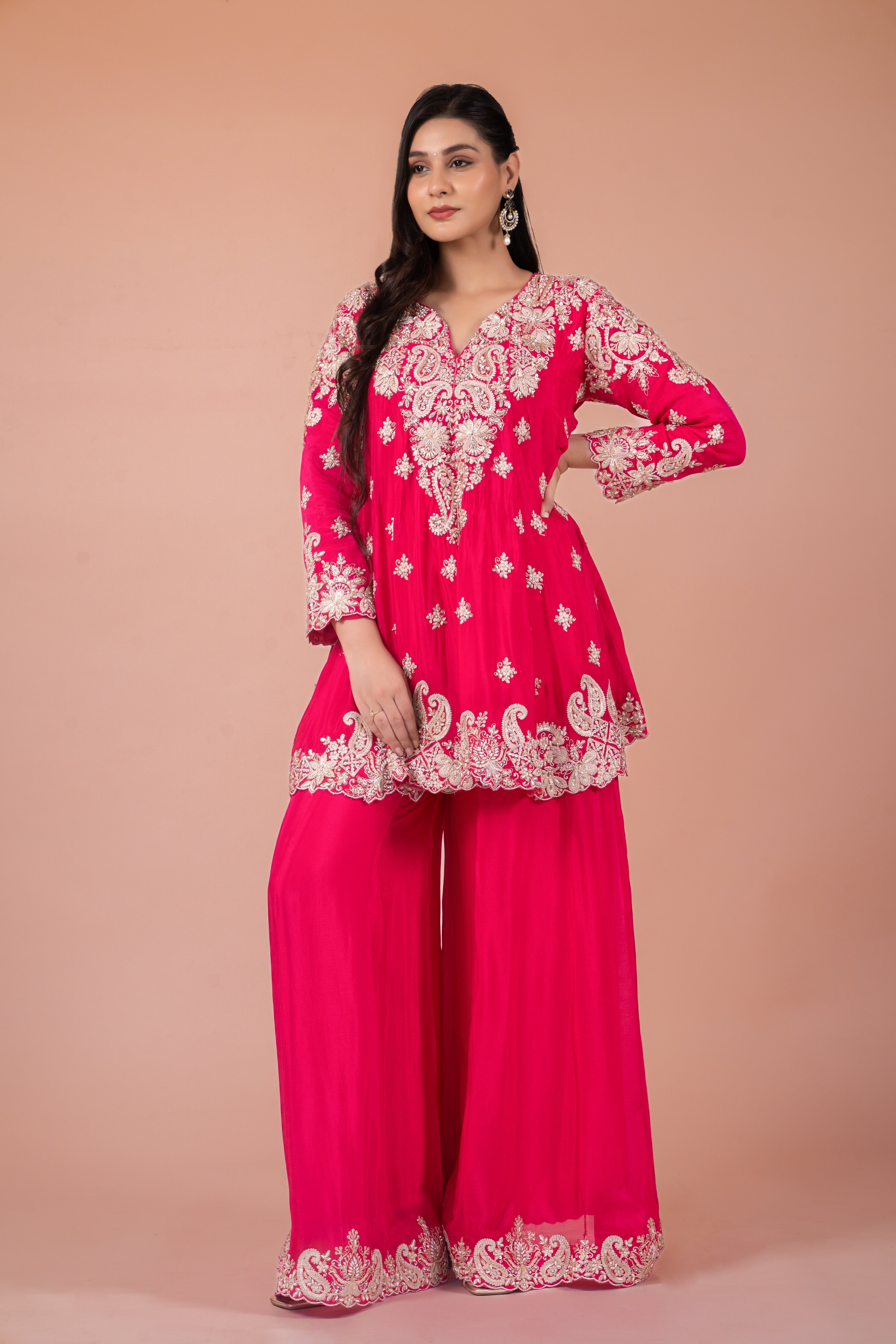 Rang Mahal Sharara Set | Available in 3 colors