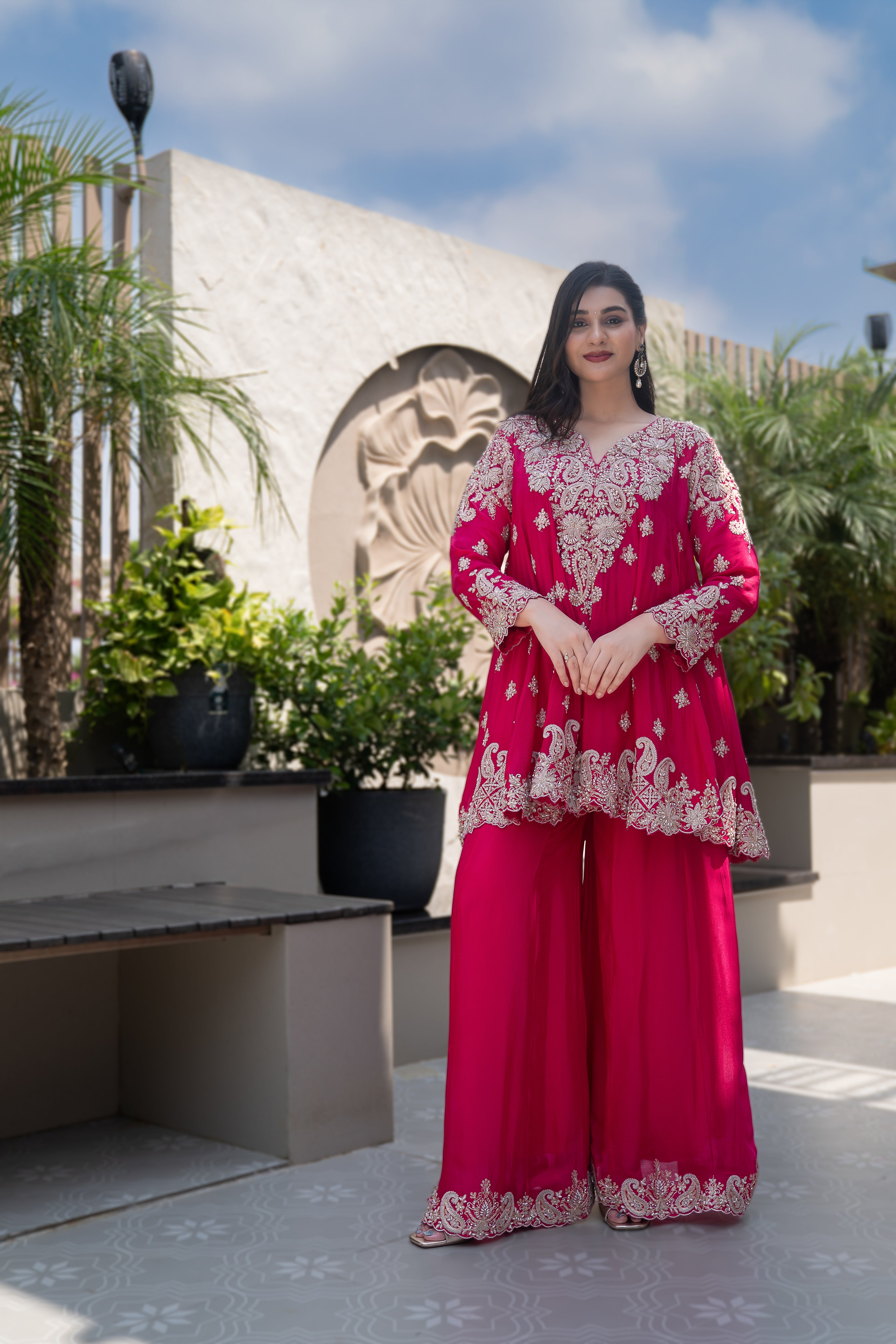 Rang Mahal Sharara Set | Available in 3 colors