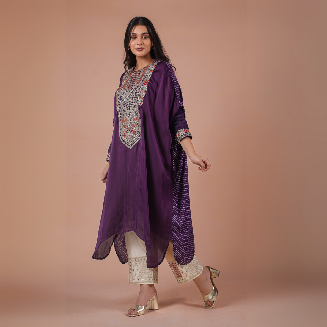 Zeenat Kaftan Set | Available In 2 Colors