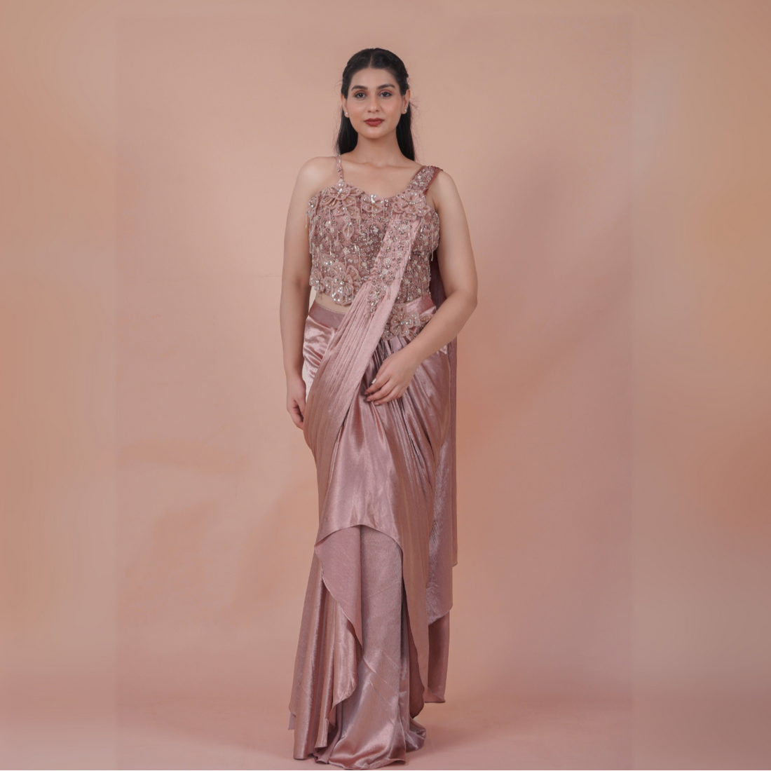 Noor Saree with Embellished Blouse